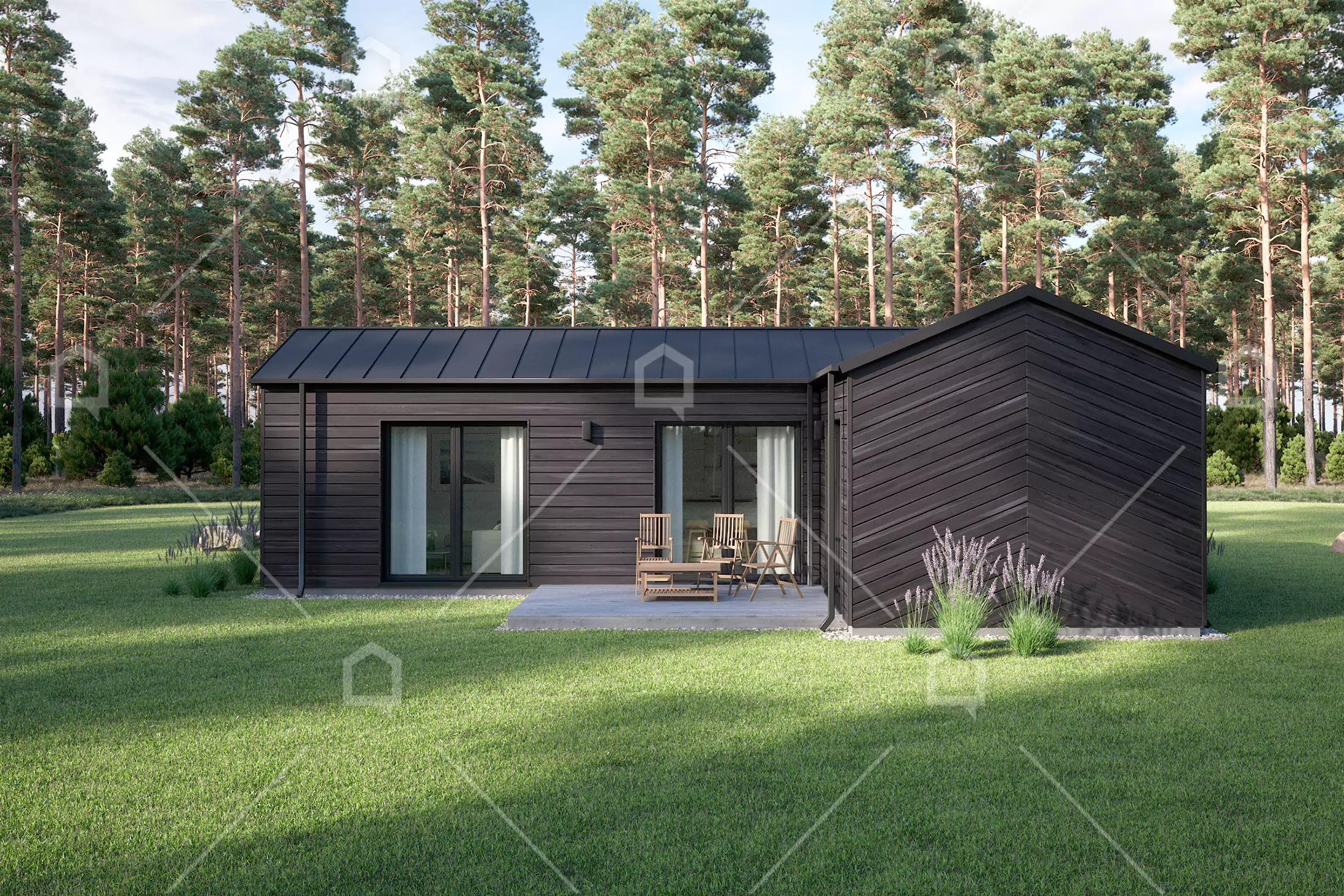 Casa prefabricada de madera en L Magnum de Maestro Casas · imagen 4