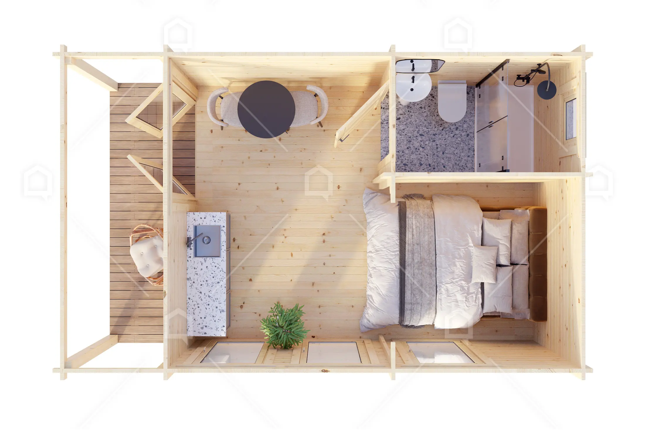 Casa prefabricada Mini casa de madera Valencia de Maestro Casas · imagen 6