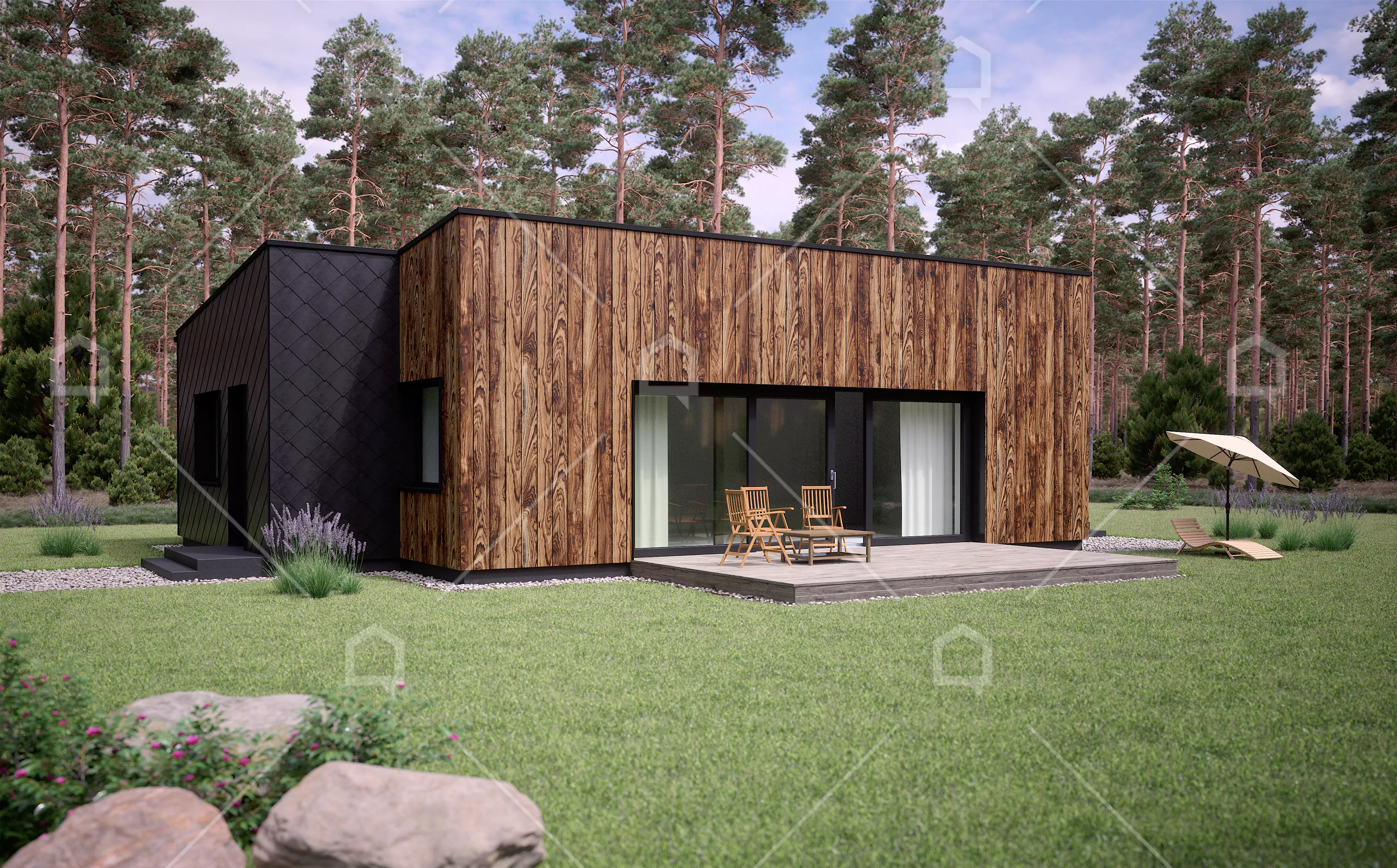 Casa modular de madera Kore de 3 dormitorios de Maestro Casas · imagen 2