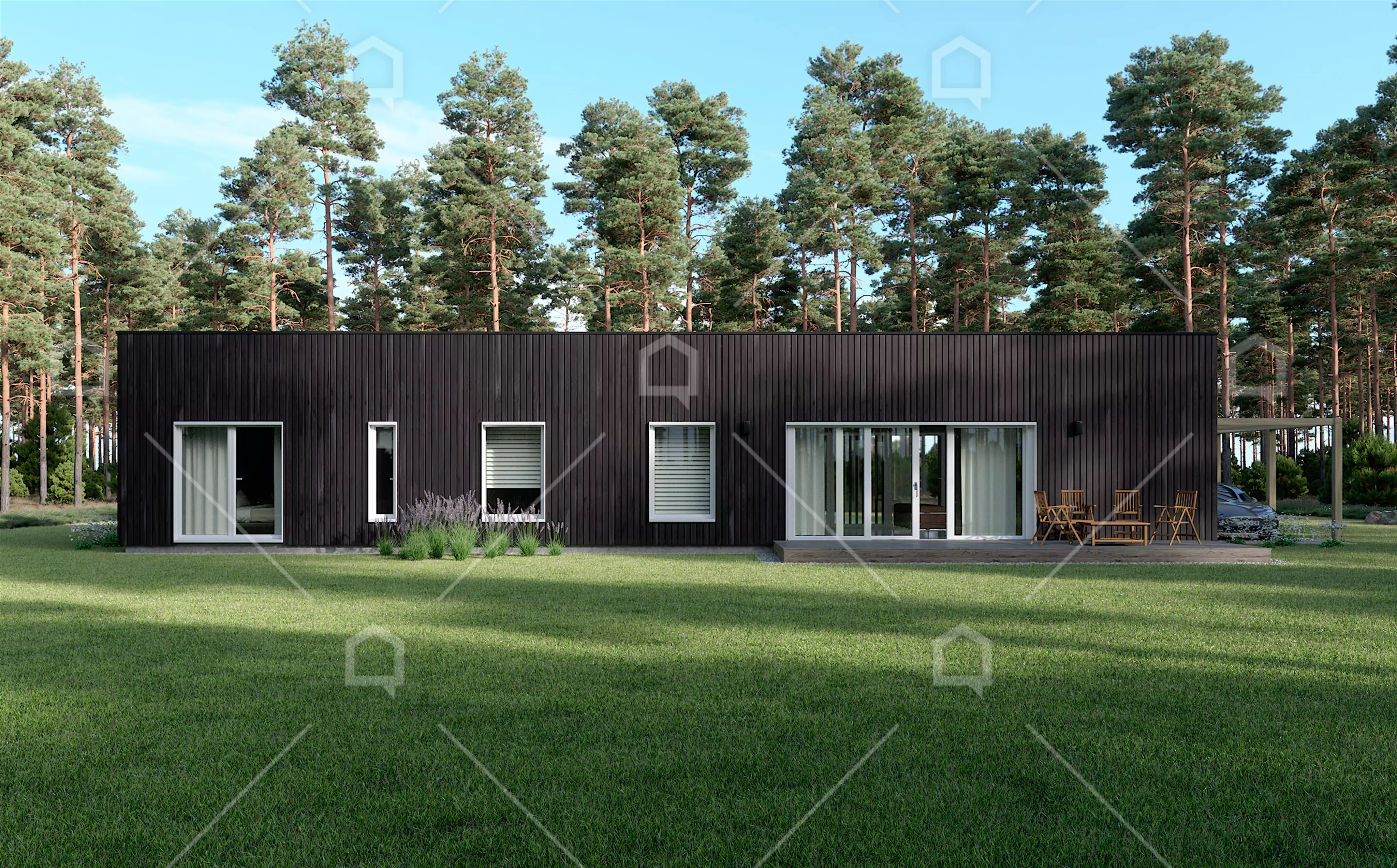 Casa modular de madera Ijo de 3 dormitorios de Maestro Casas · imagen 2