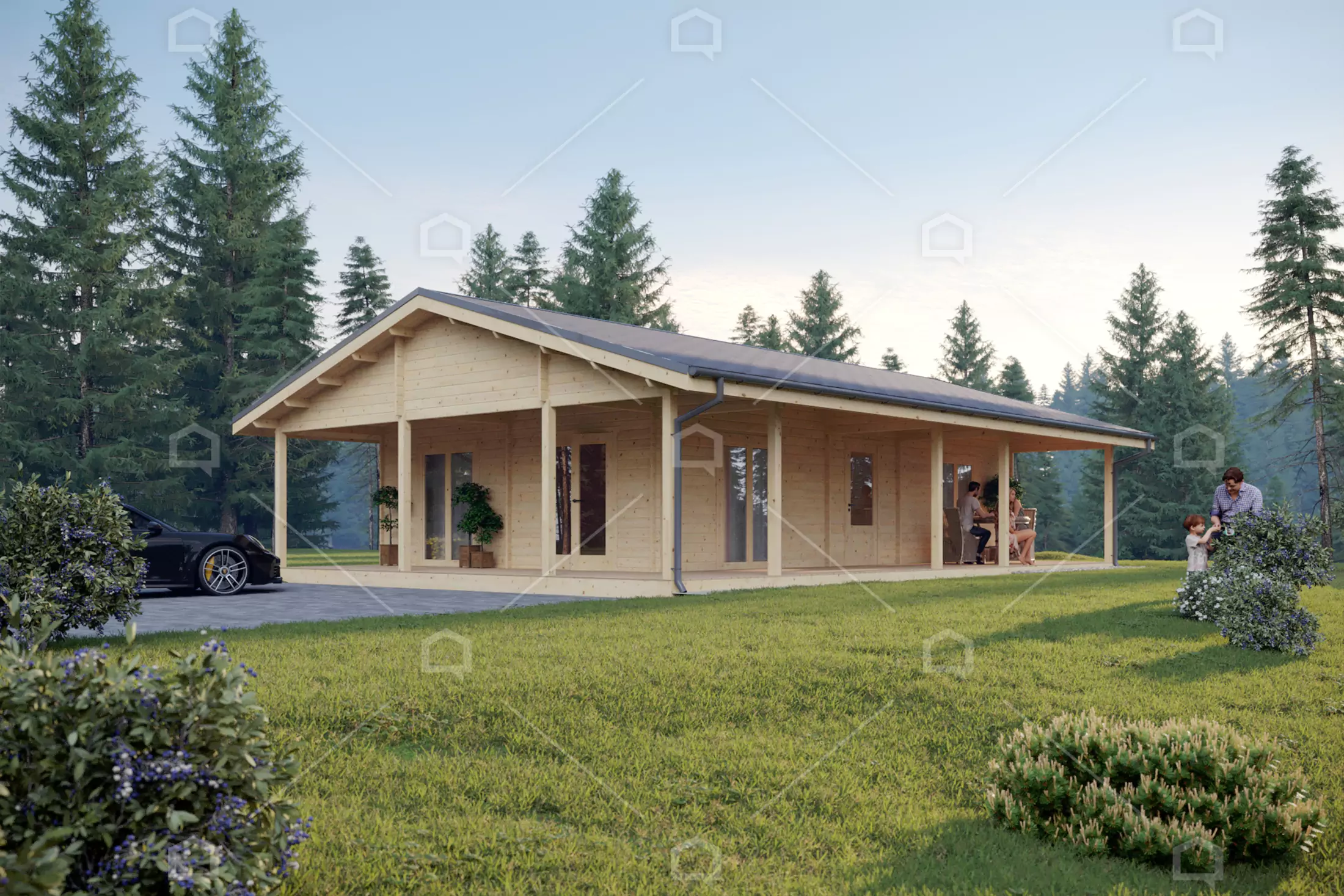 Casa prefabricada Cabaña prefabricada de madera Bremen de Maestro Casas · imagen 3
