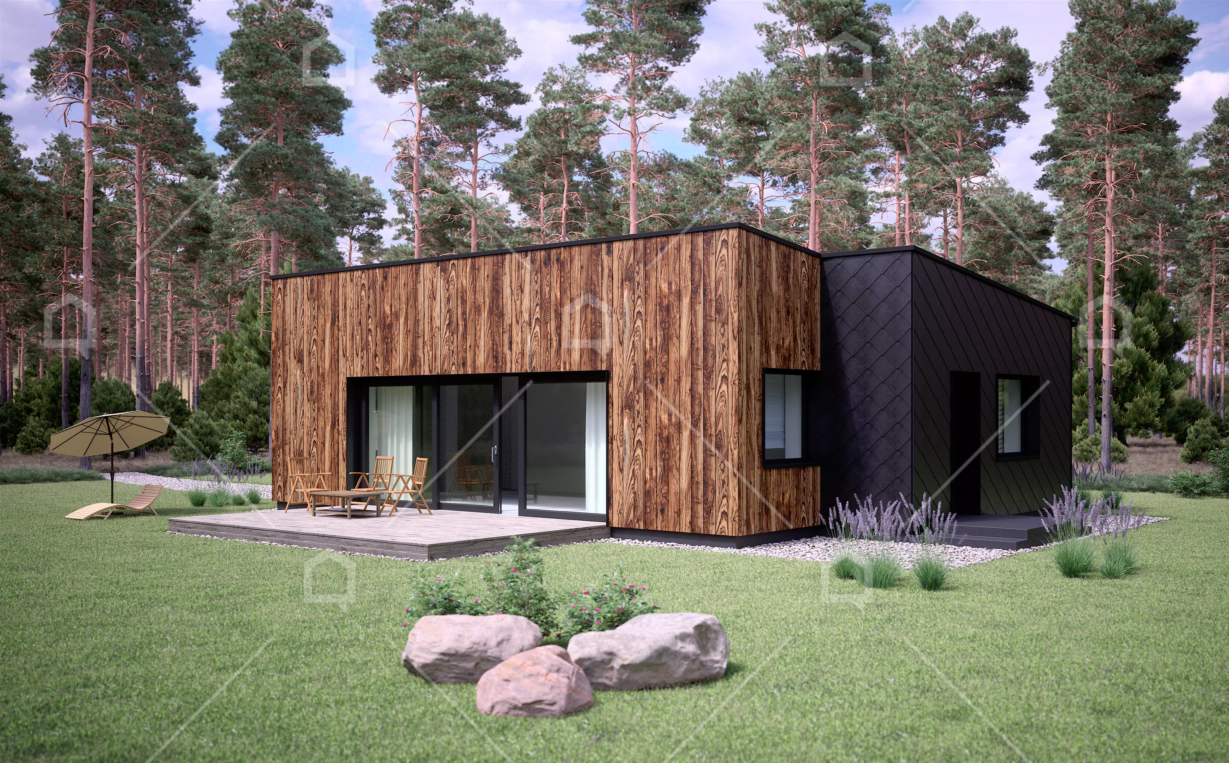 Casa modular de madera Kore de 3 dormitorios de Maestro Casas · imagen 3