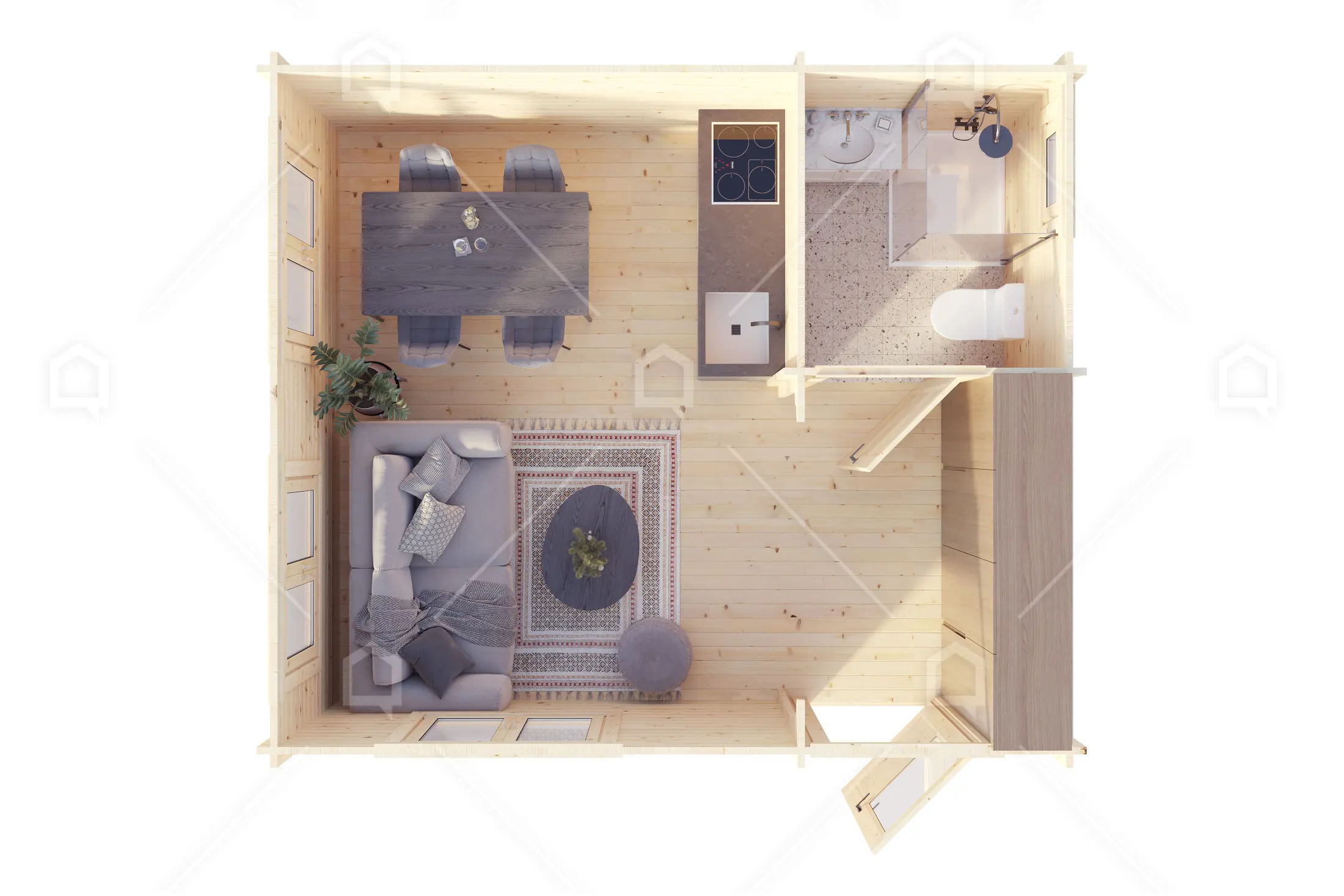 Casa prefabricada Cabaña de madera Onega de Maestro Casas · imagen 6