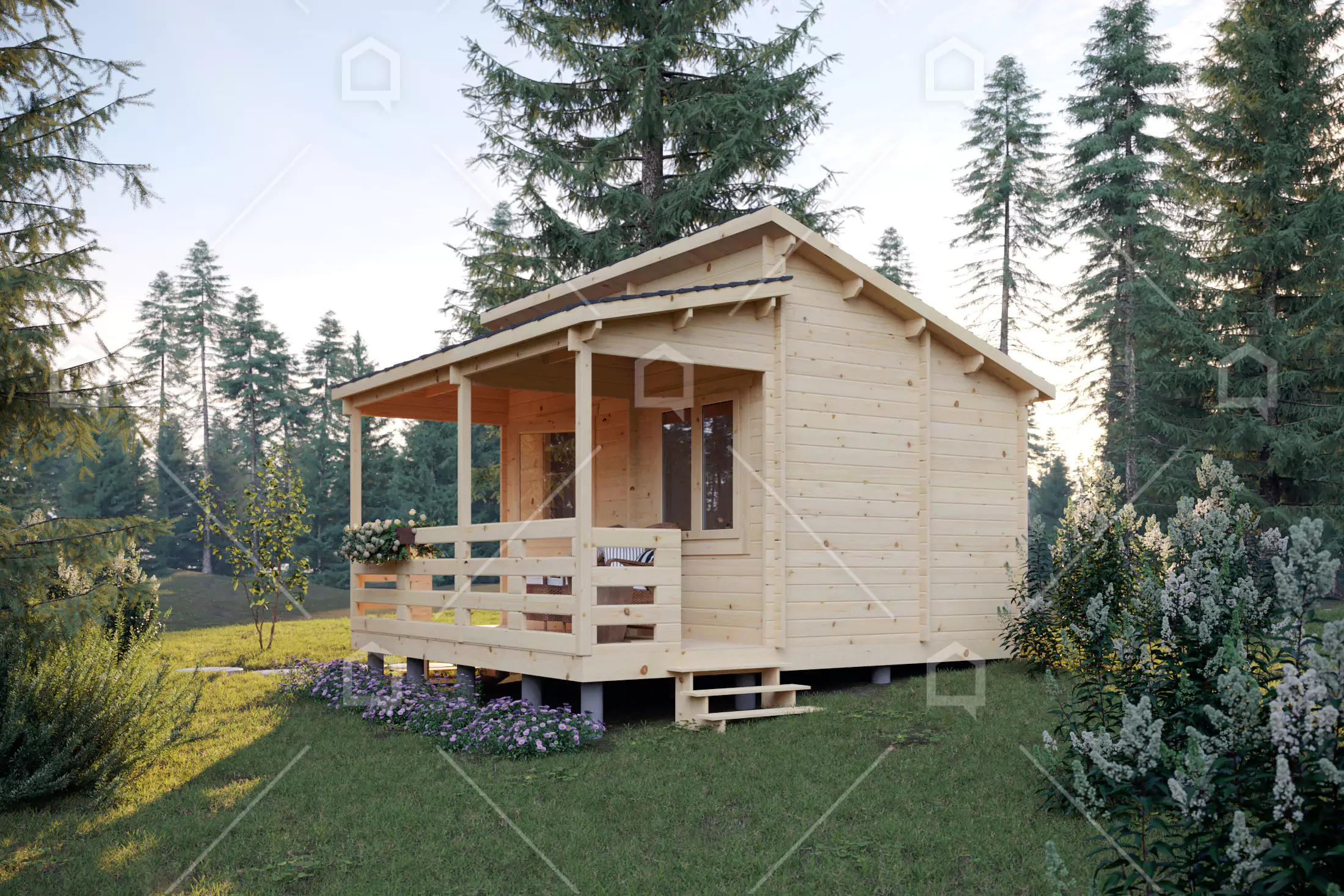 Casa prefabricada Cabaña de madera Como de Maestro Casas · imagen 3