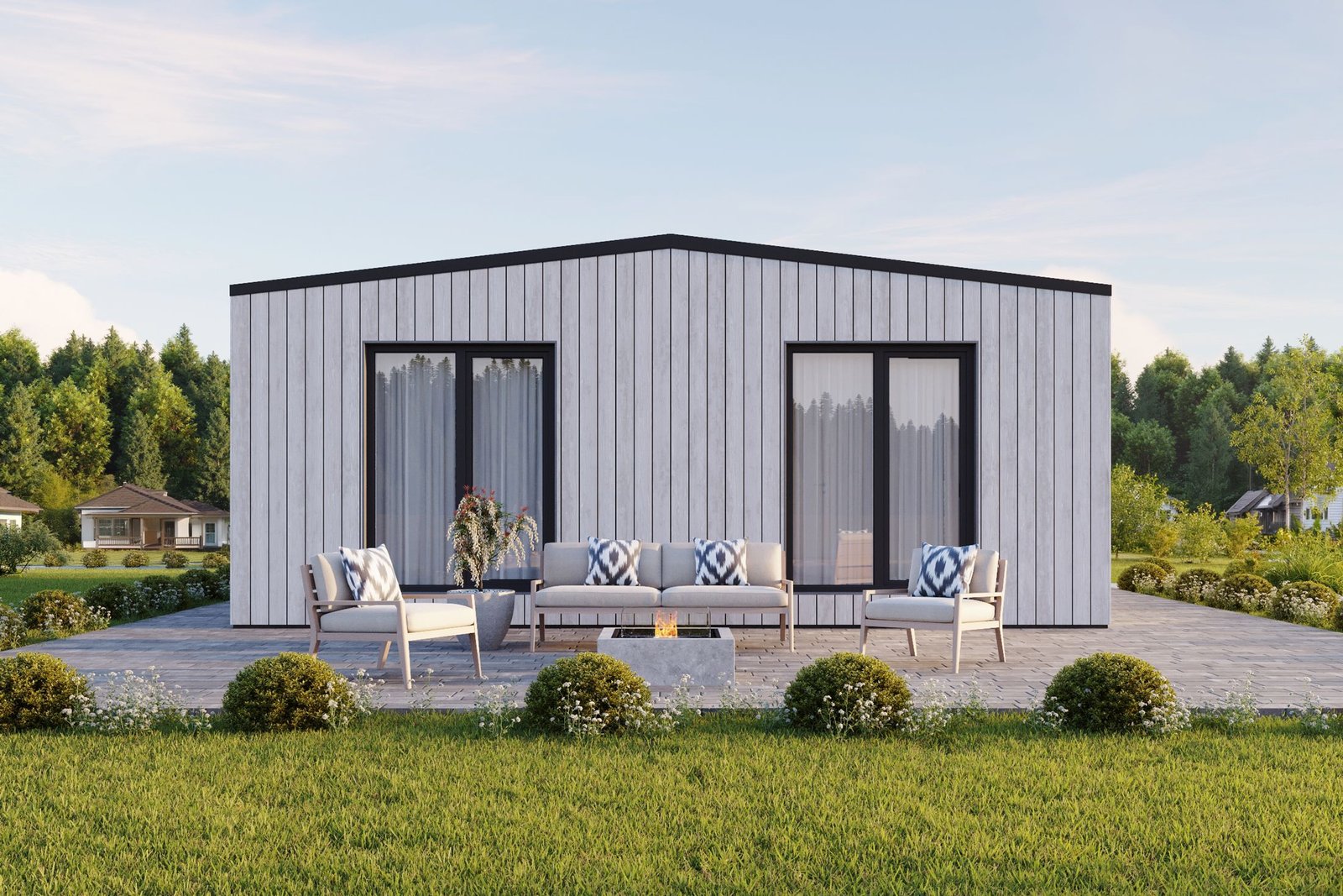 Casa modular Noto a dos aguas de 2 dormitorios de Maestro Casas · imagen 3