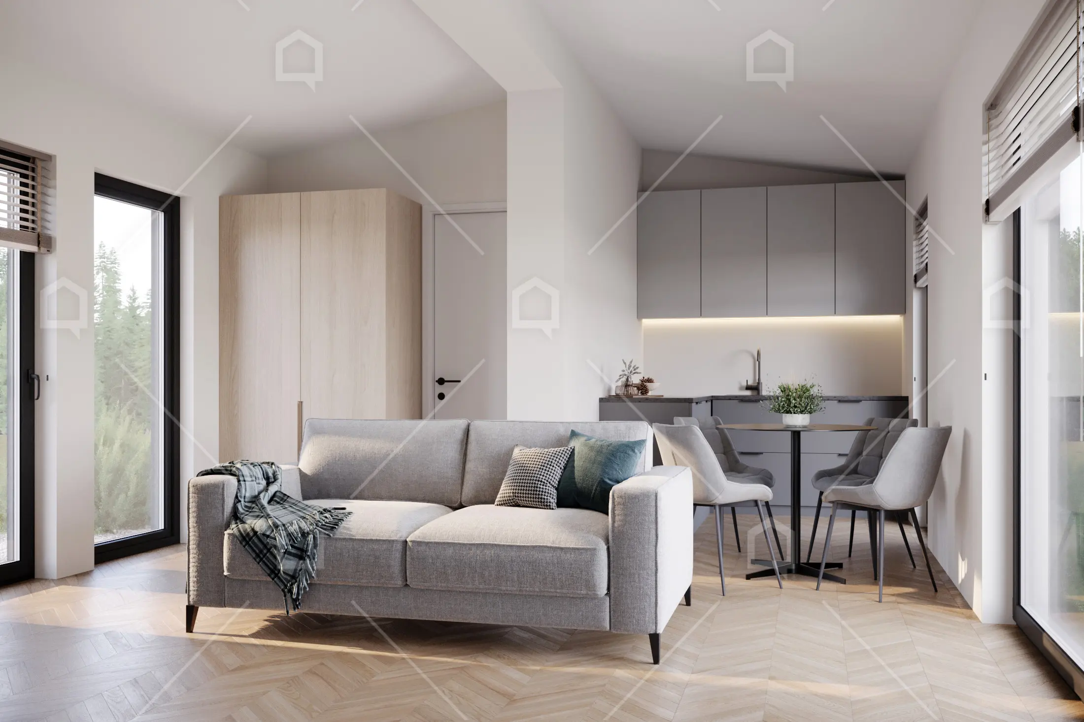 Casa prefabricada modular Kamira a dos aguas de Maestro Casas · imagen 5