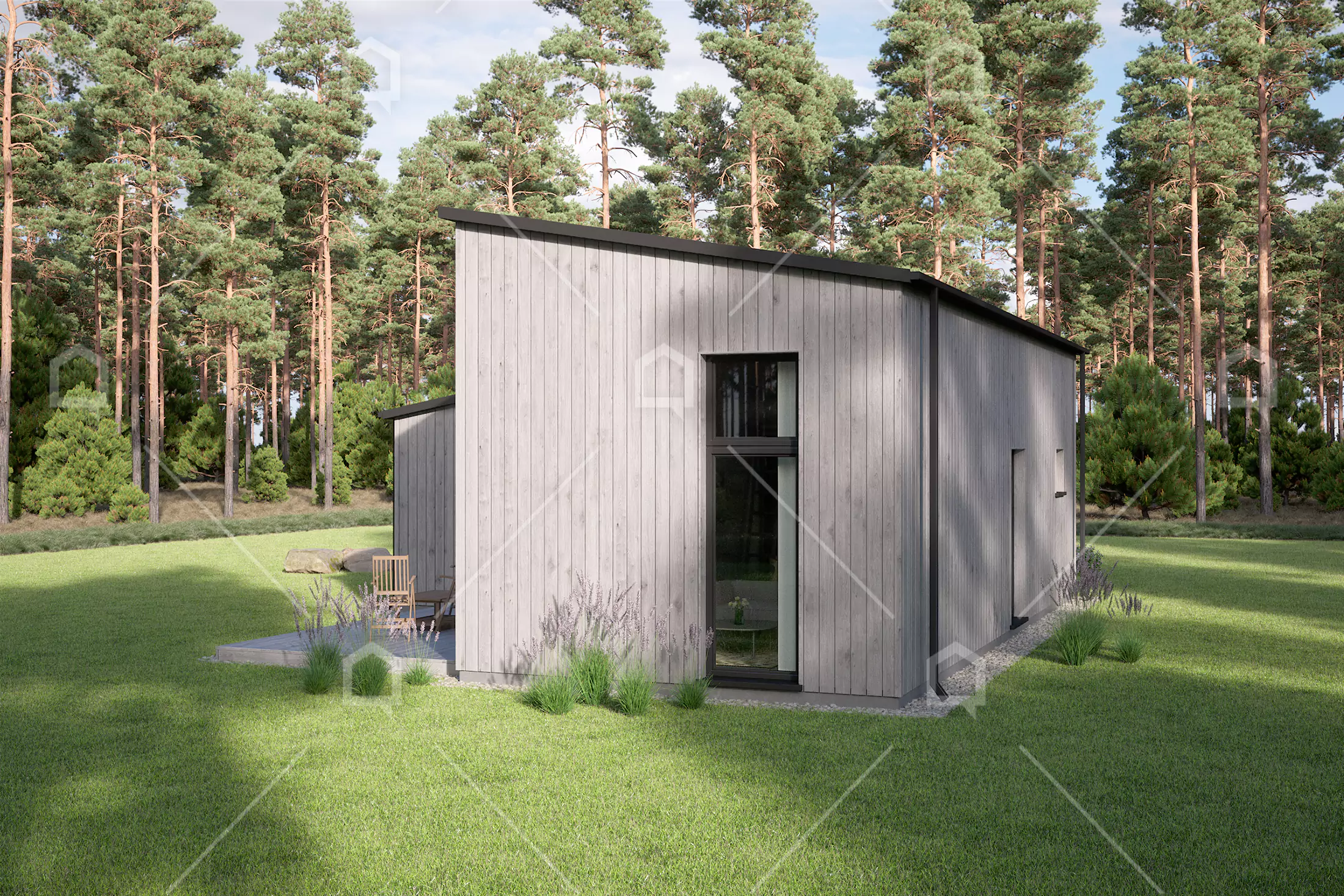 Casa modular de madera Aspen con altillo de Maestro Casas · imagen 3