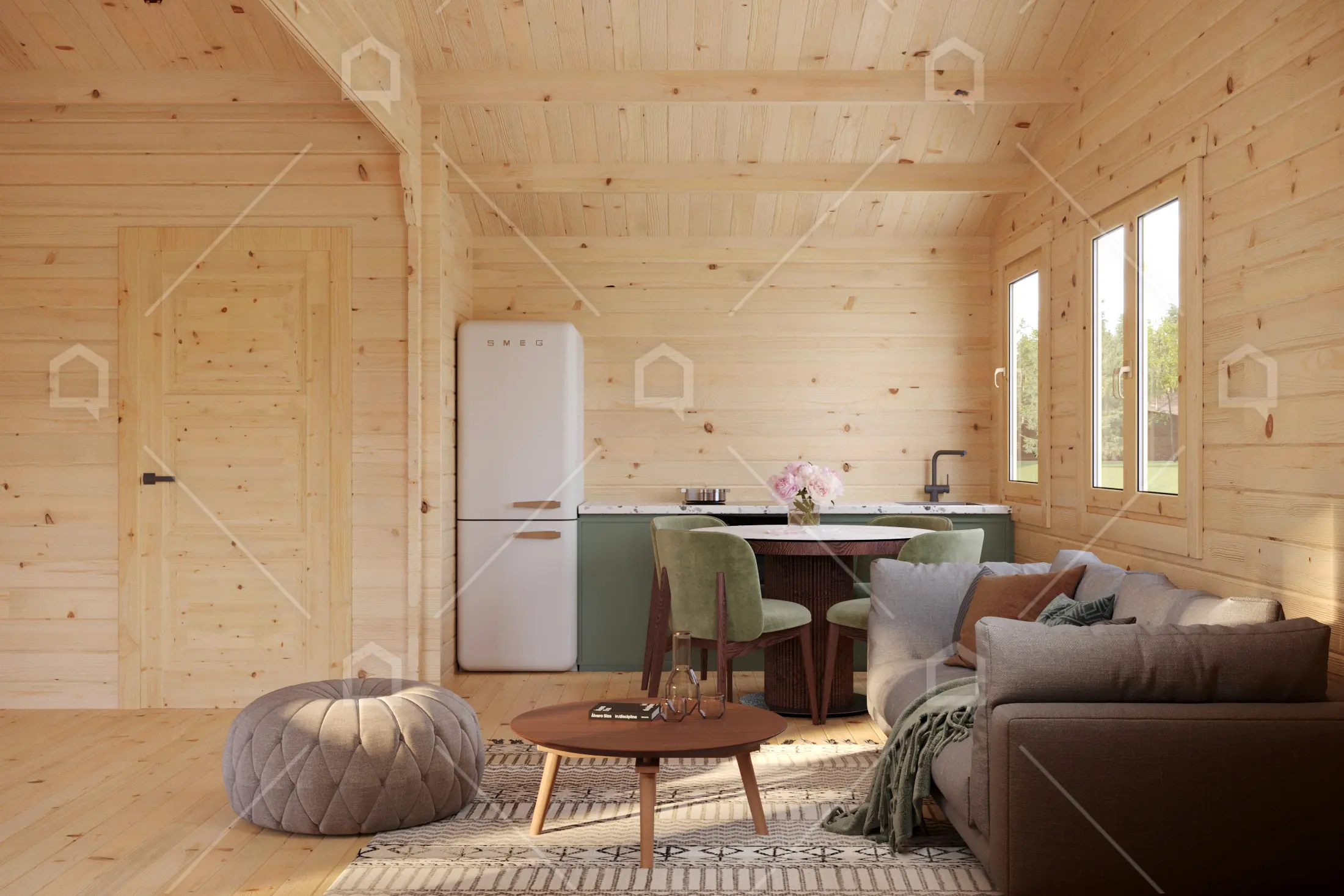 Casa prefabricada de madera Winnipeg con terraza de Maestro Casas · imagen 6