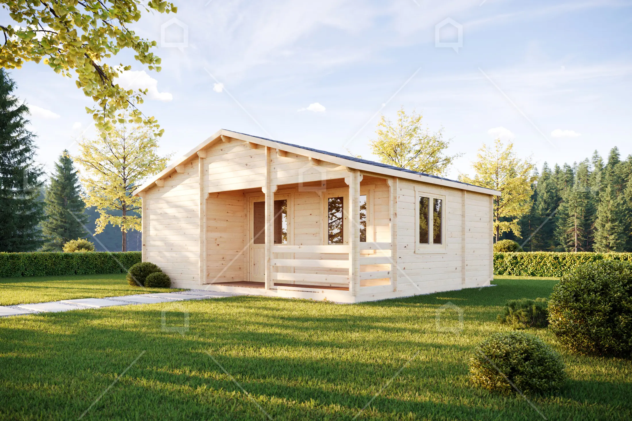Casa prefabricada de madera Van XL de 2 dormitorios de Maestro Casas · imagen 3