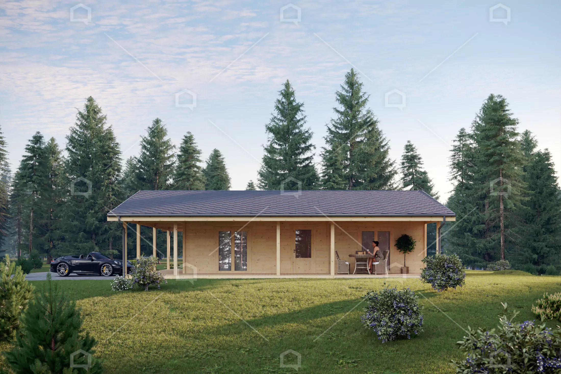 Casa prefabricada Cabaña prefabricada de madera Bremen de Maestro Casas · imagen 2