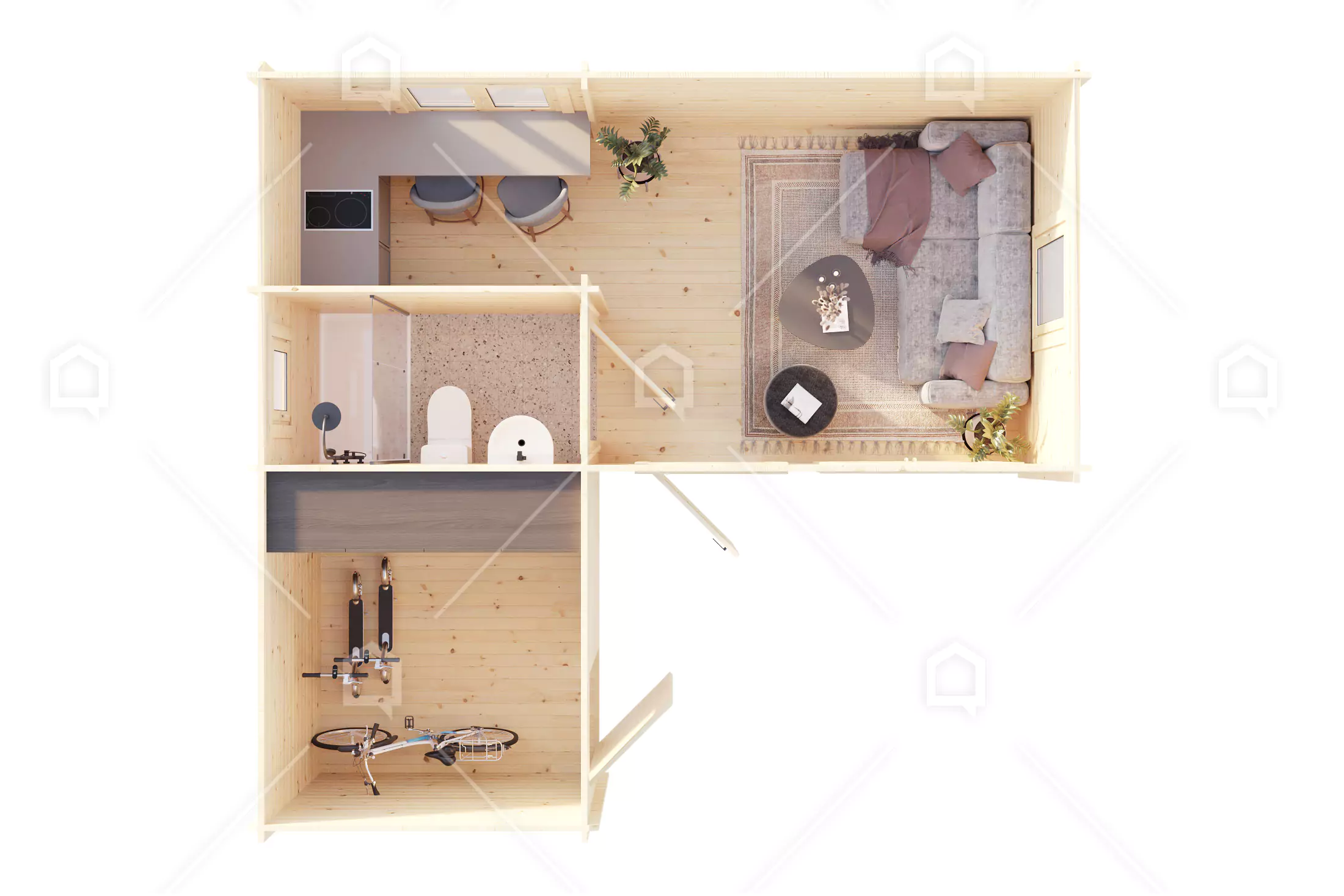 Casa prefabricada Cabaña de madera Malawi de Maestro Casas · imagen 5