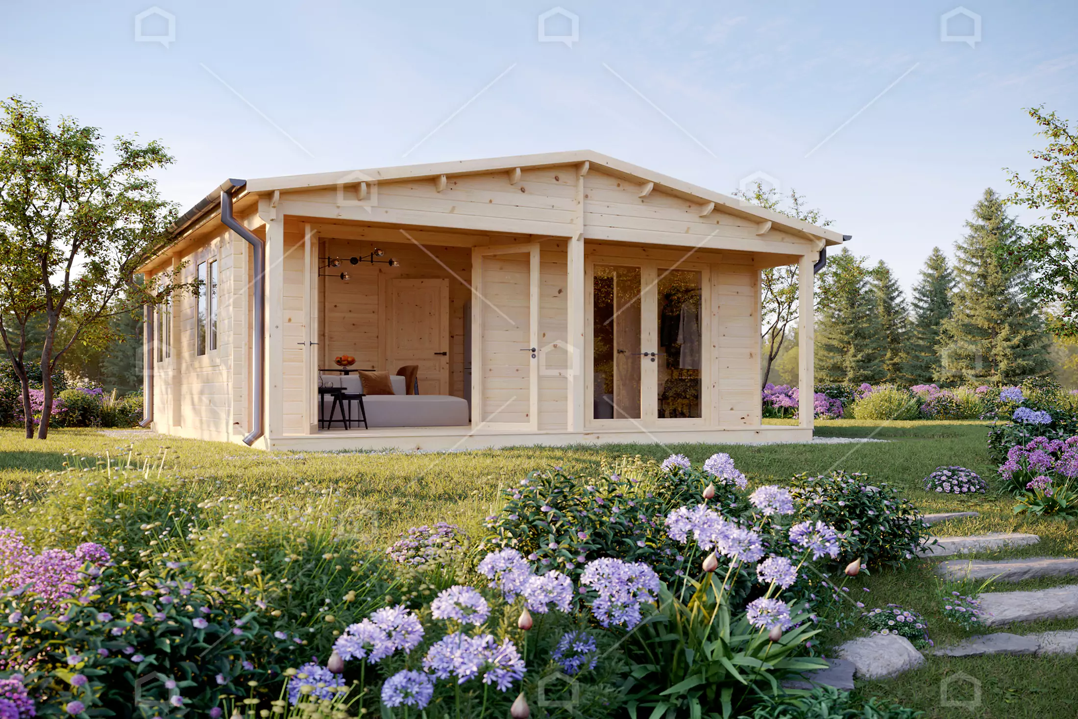 Casa prefabricada Cabaña prefabricada de madera Gila de Maestro Casas · imagen 3