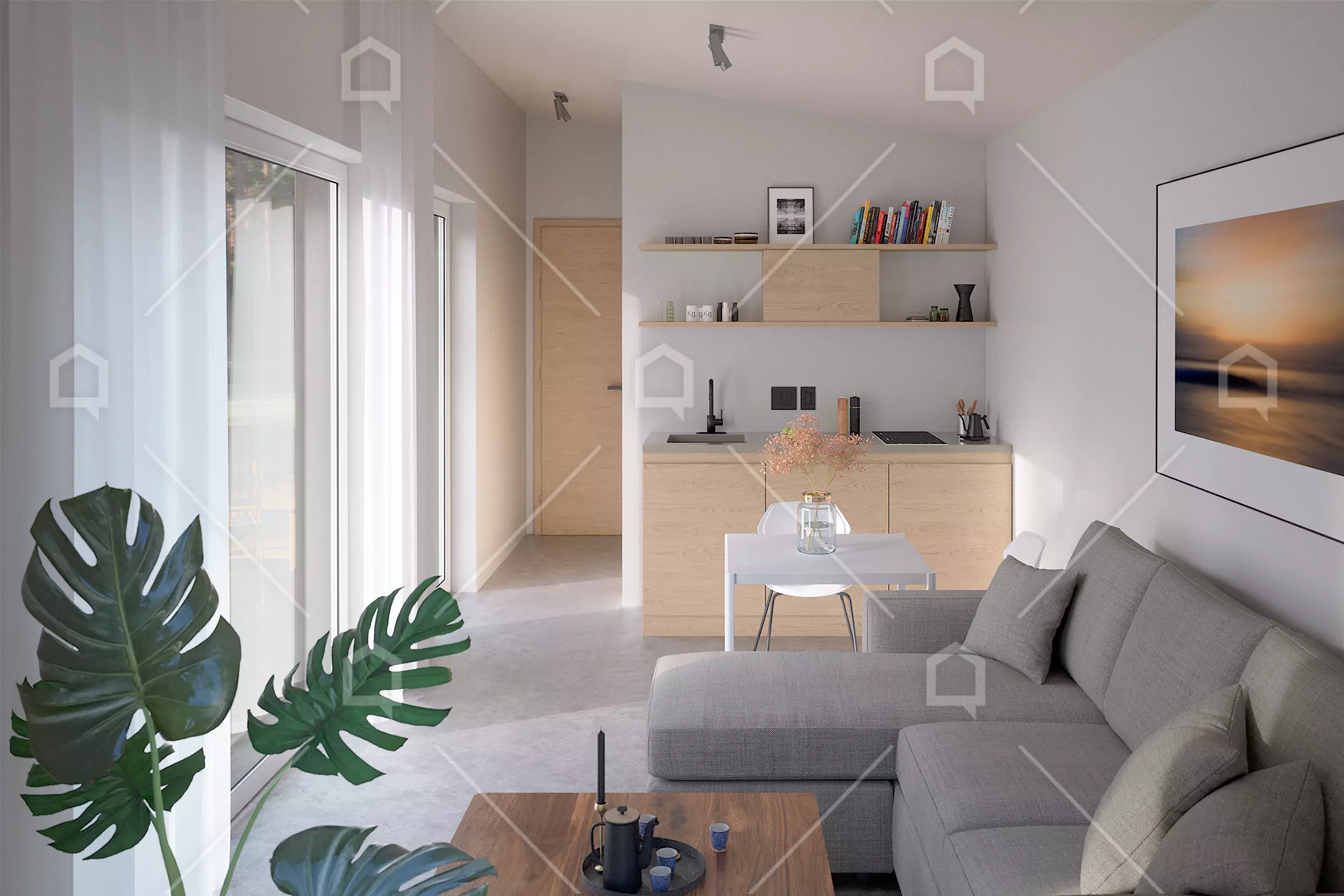 Casa modular de madera Bongo de 1 dormitorio de Maestro Casas · imagen 6