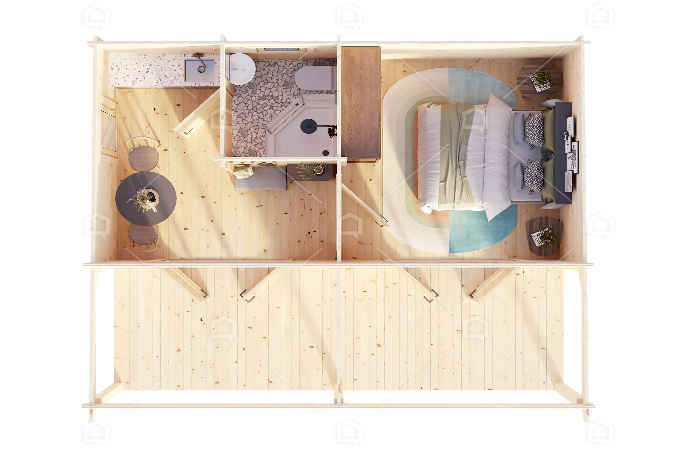 Casa compacta de madera Lena de Maestro Casas · imagen 6