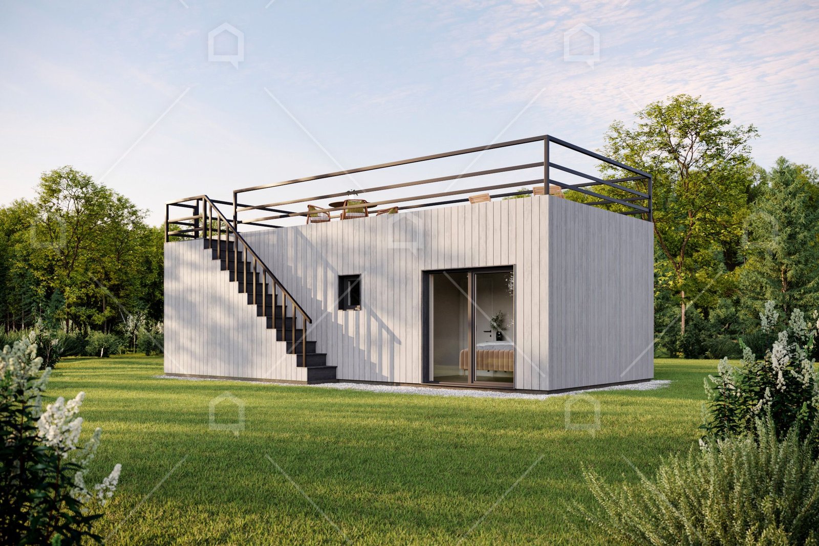 Casa modular Parma con terraza en cubierta de Maestro Casas · imagen 4