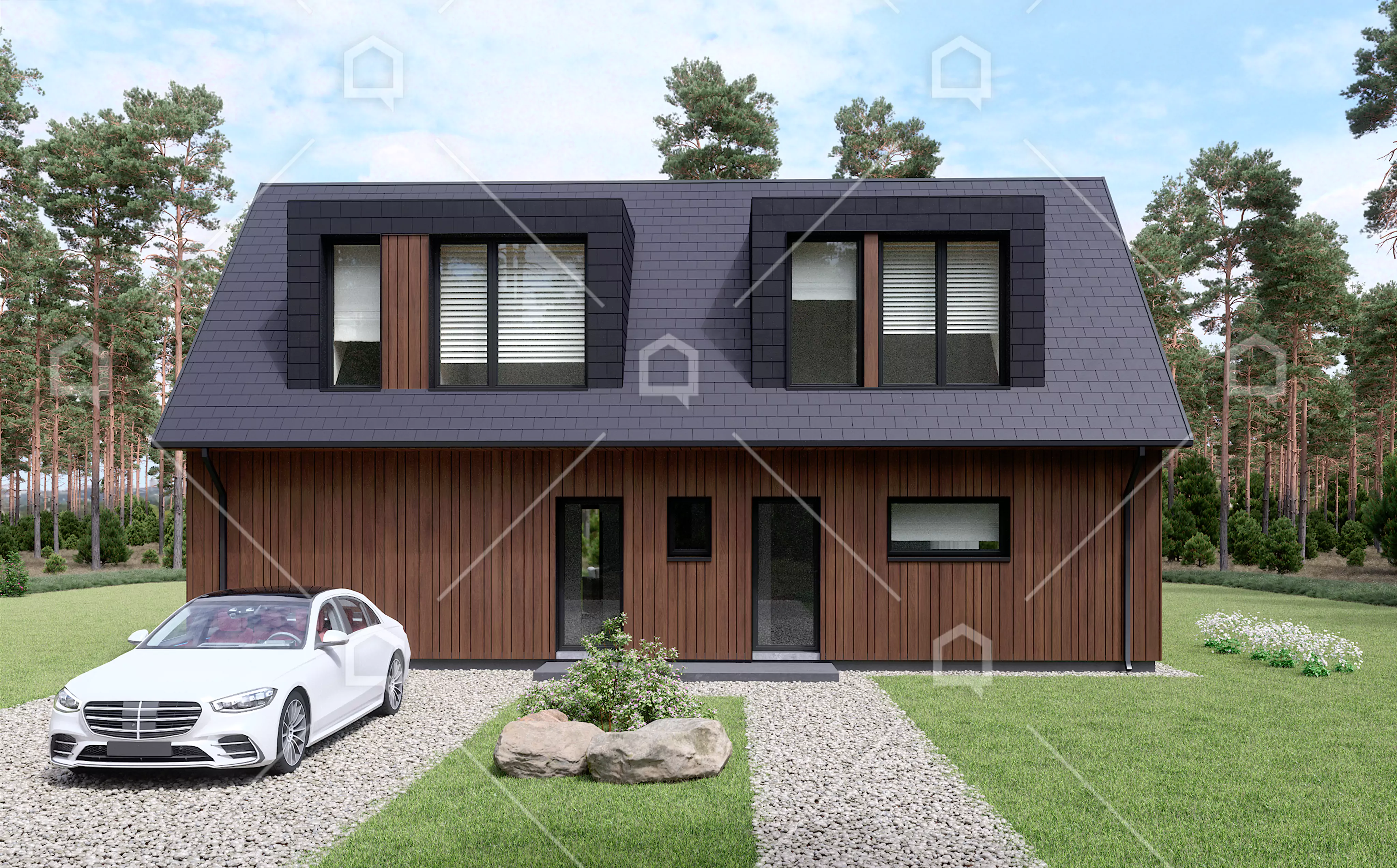 Casa prefabricada de madera de 2 plantas Mimas de Maestro Casas · imagen 4