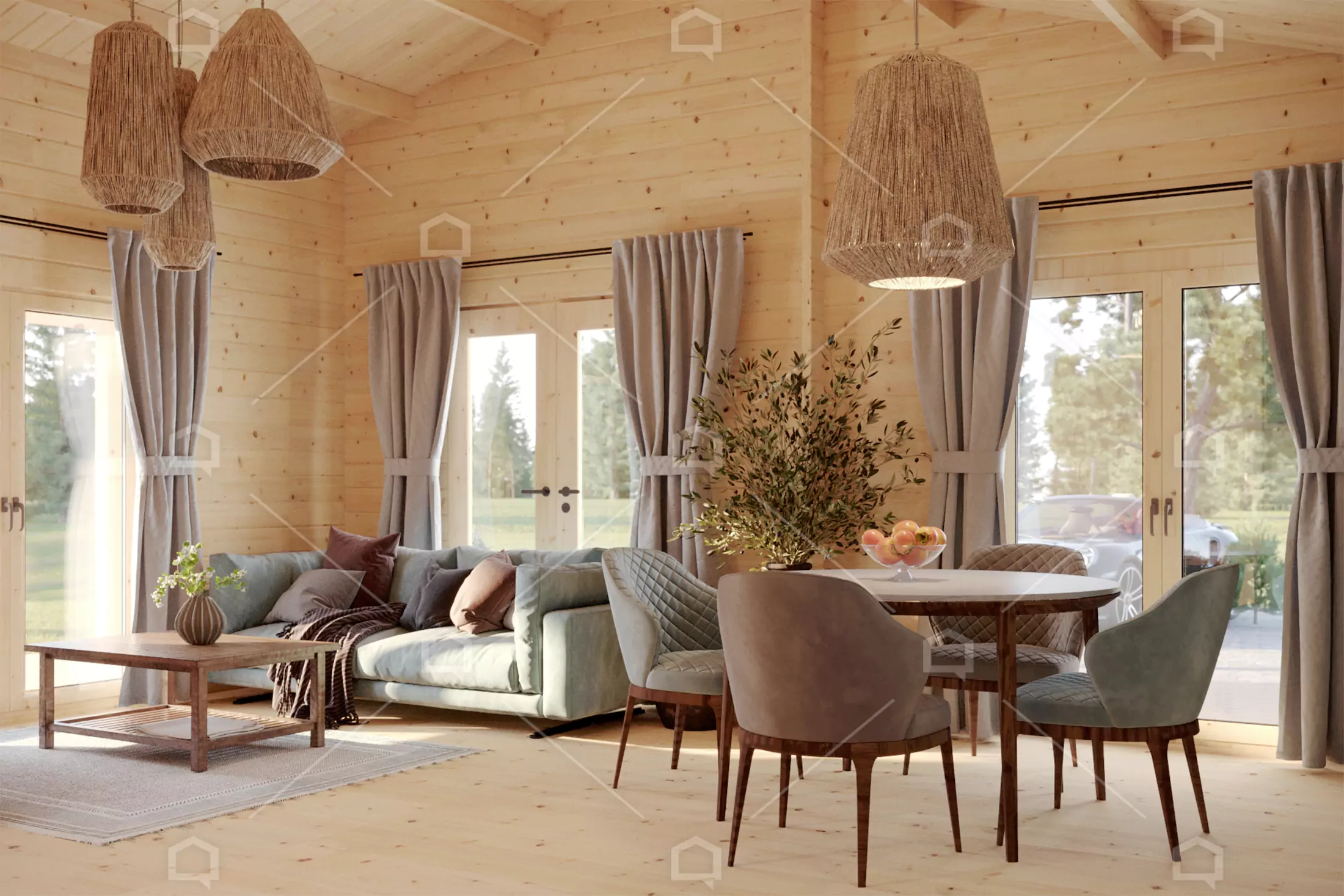 Casa prefabricada Cabaña prefabricada de madera Bremen de Maestro Casas · imagen 5