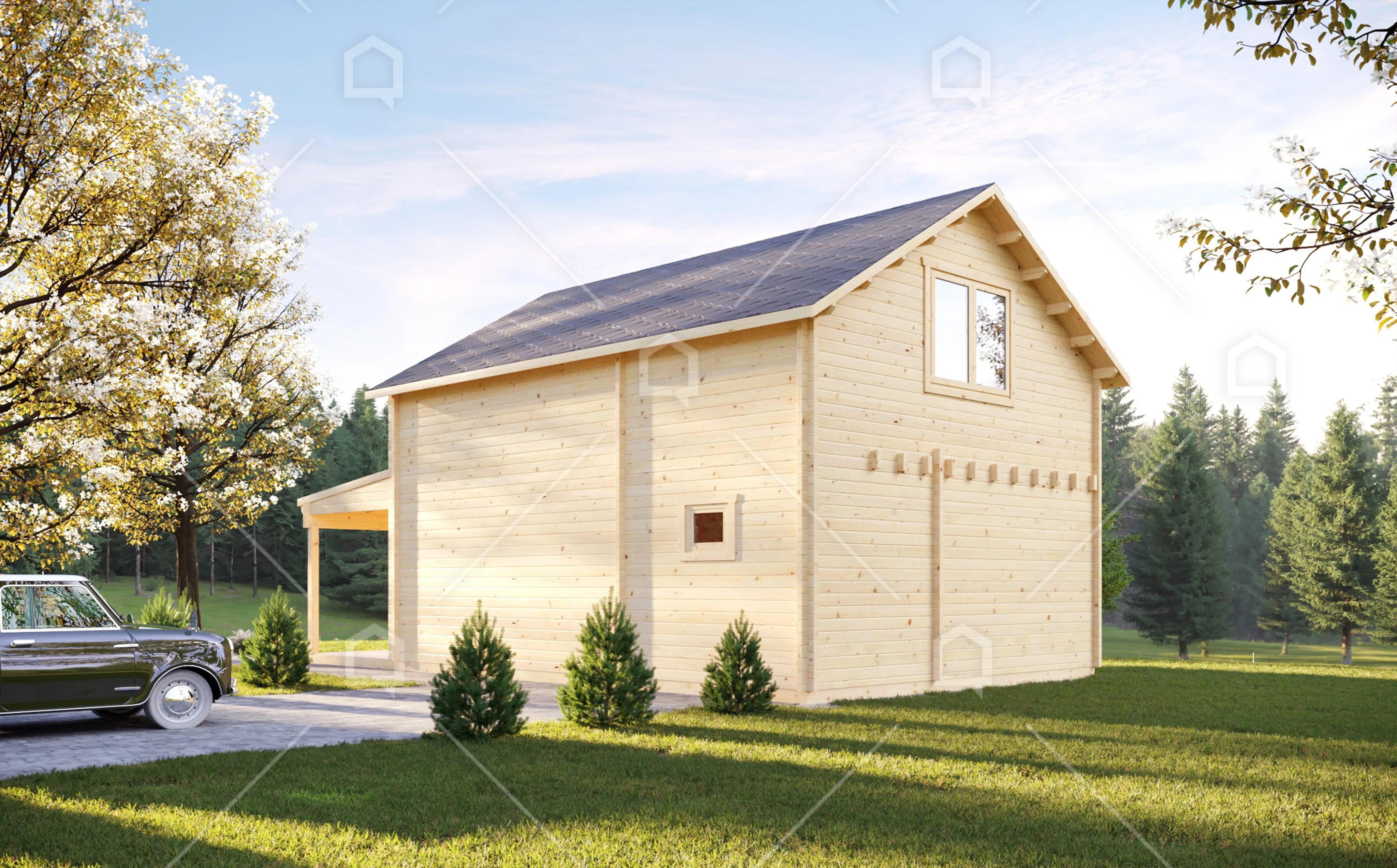 Casa prefabricada de madera Victoria de dos plantas de Maestro Casas · imagen 4