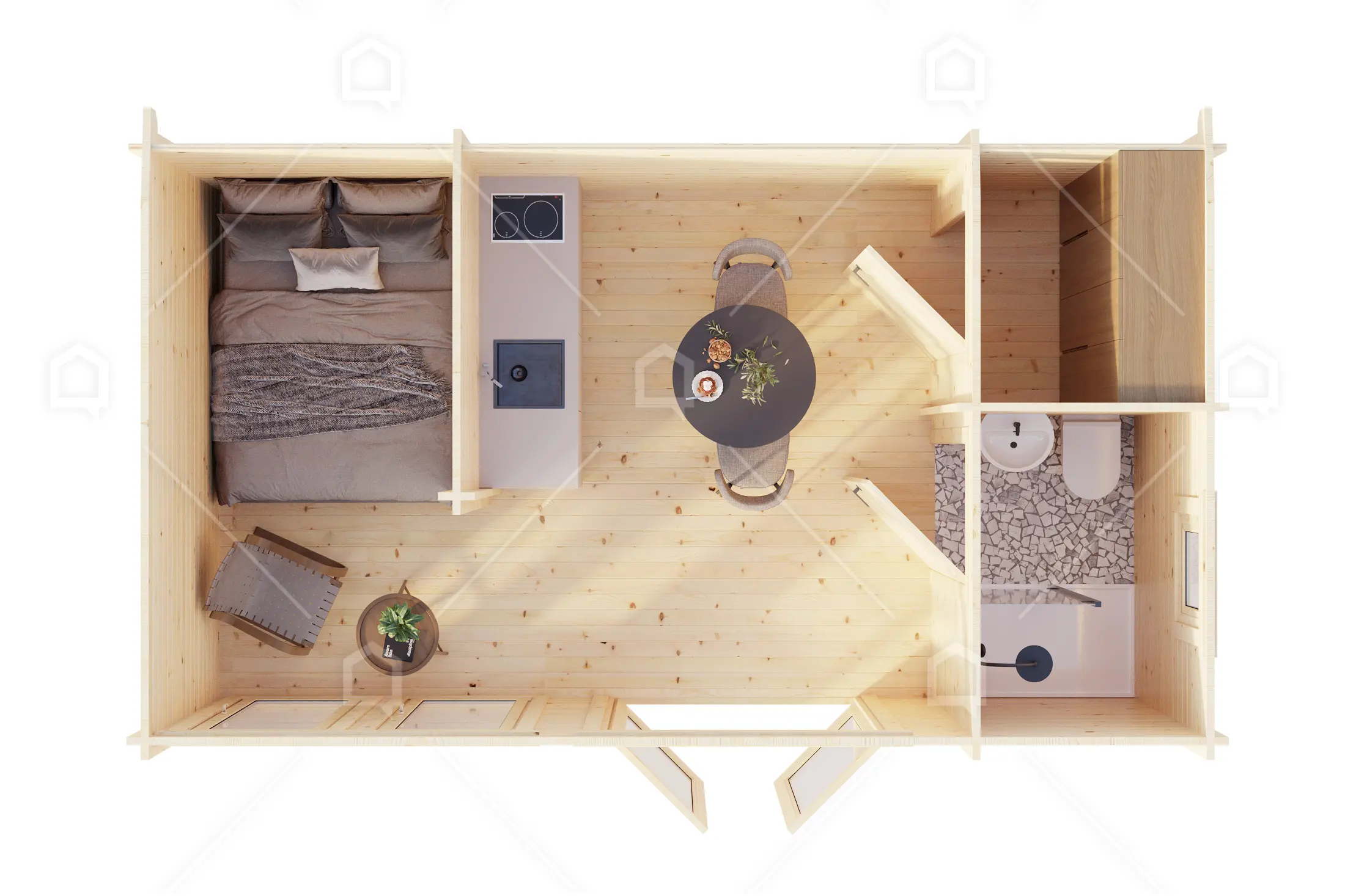 Casa prefabricada Mini casa de madera Granada de Maestro Casas · imagen 6
