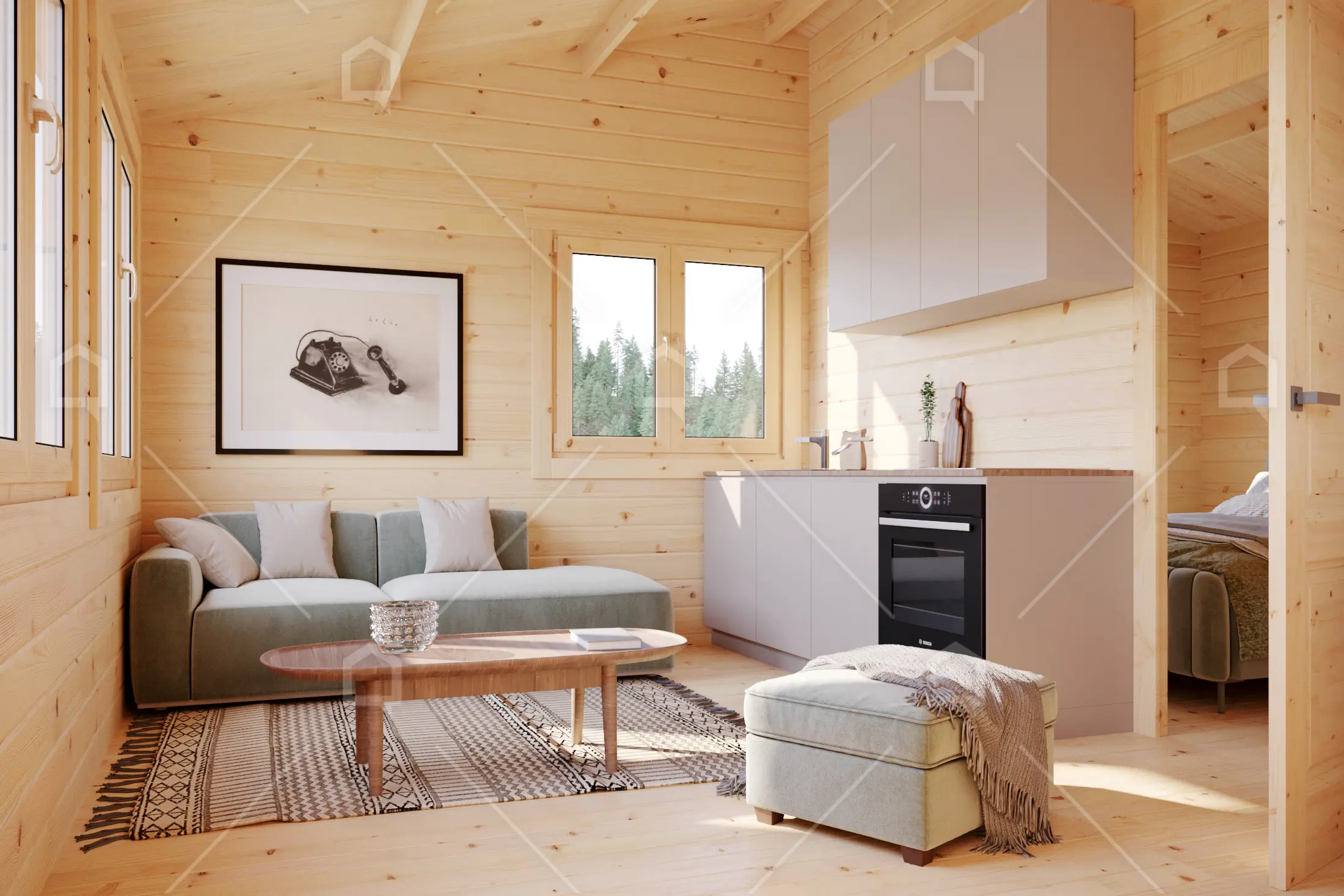 Casa prefabricada de madera Urmia XL de 33 m² de Maestro Casas · imagen 5