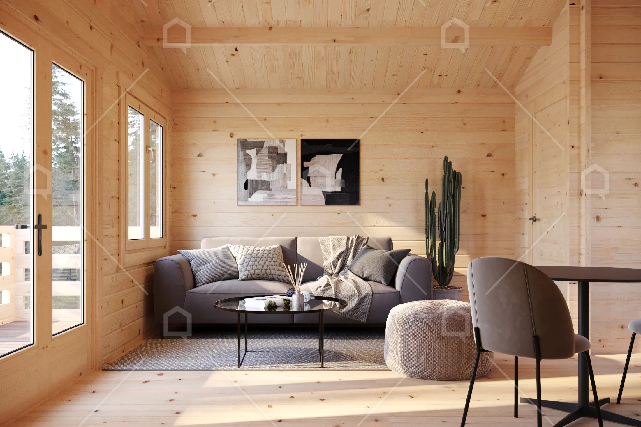 Casa prefabricada Cabaña de madera Huron de Maestro Casas · imagen 5