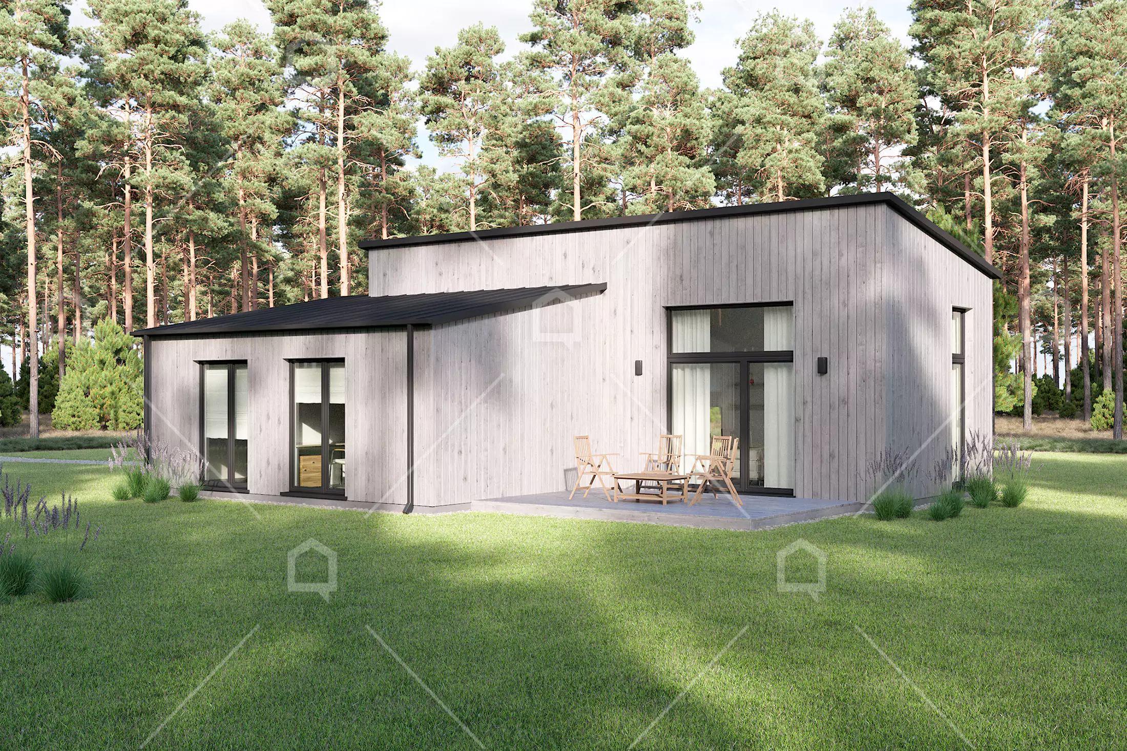 Casa modular de madera Aspen con altillo de Maestro Casas · imagen 2