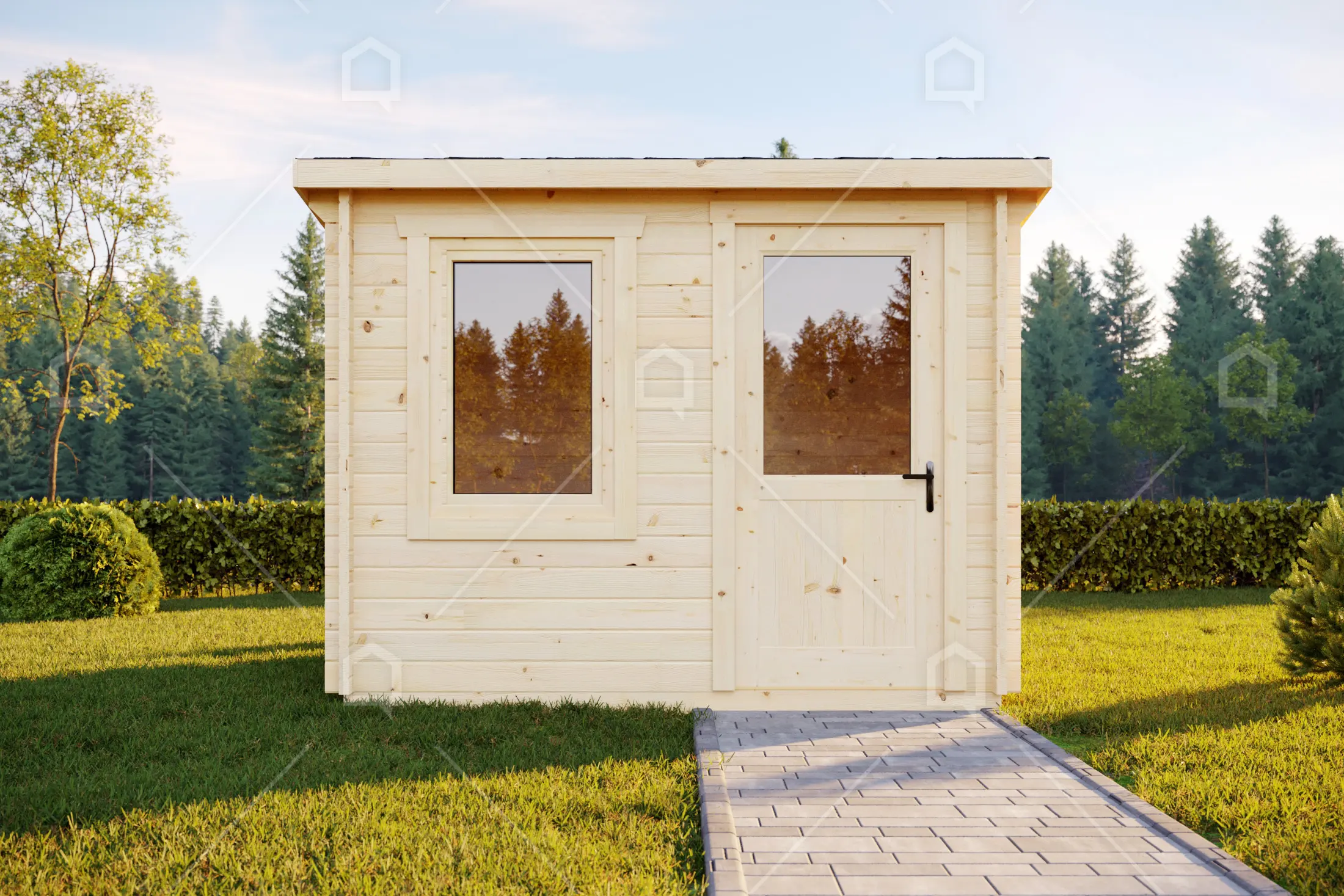 Casa prefabricada Caseta de jardín de madera Aral de 4,9 m² de Maestro Casas · imagen 2
