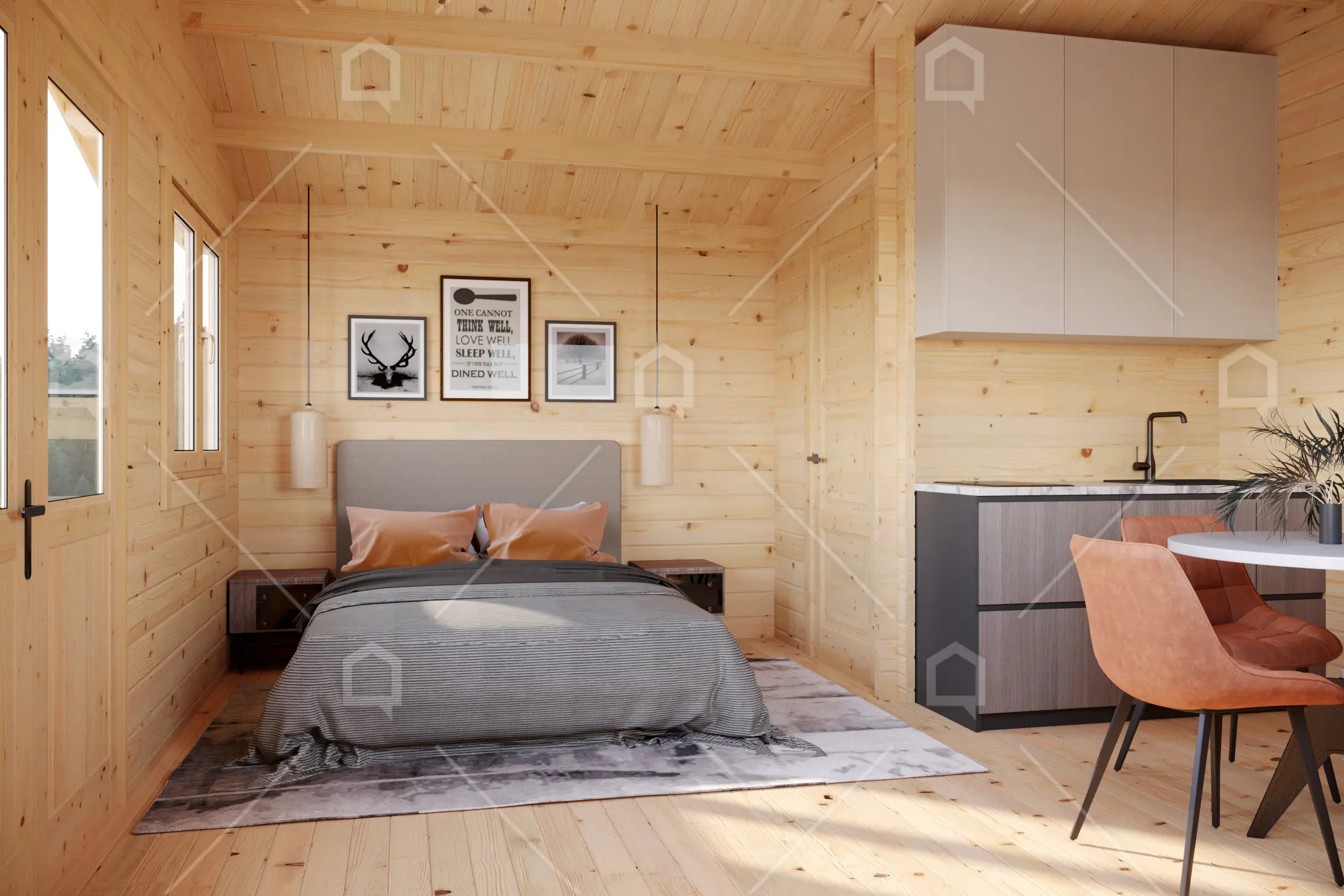 Casa prefabricada Estudio de jardín de madera Lantan de Maestro Casas · imagen 5