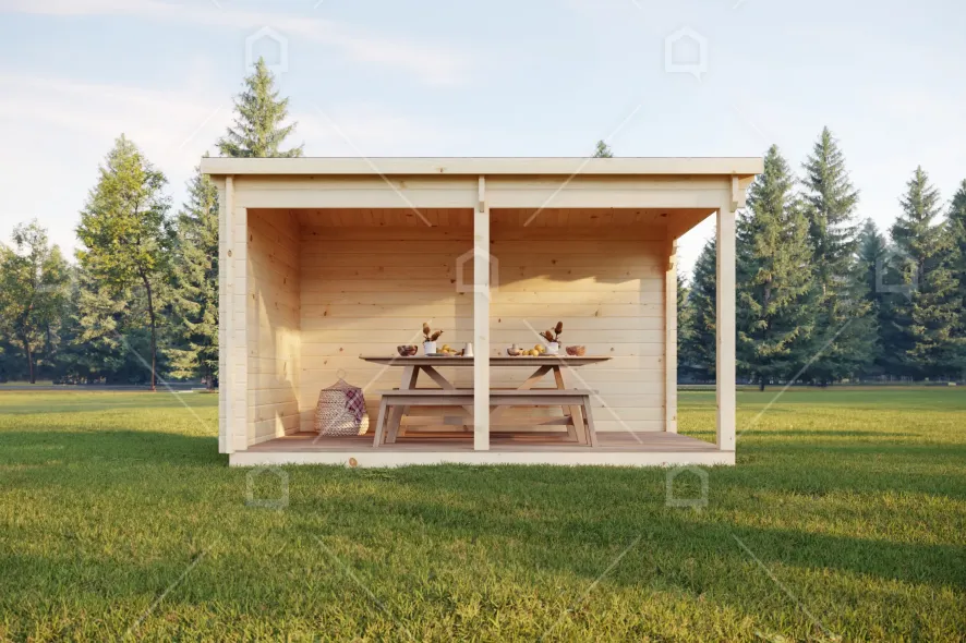 Casa prefabricada Pérgola de madera Newry de Maestro Casas