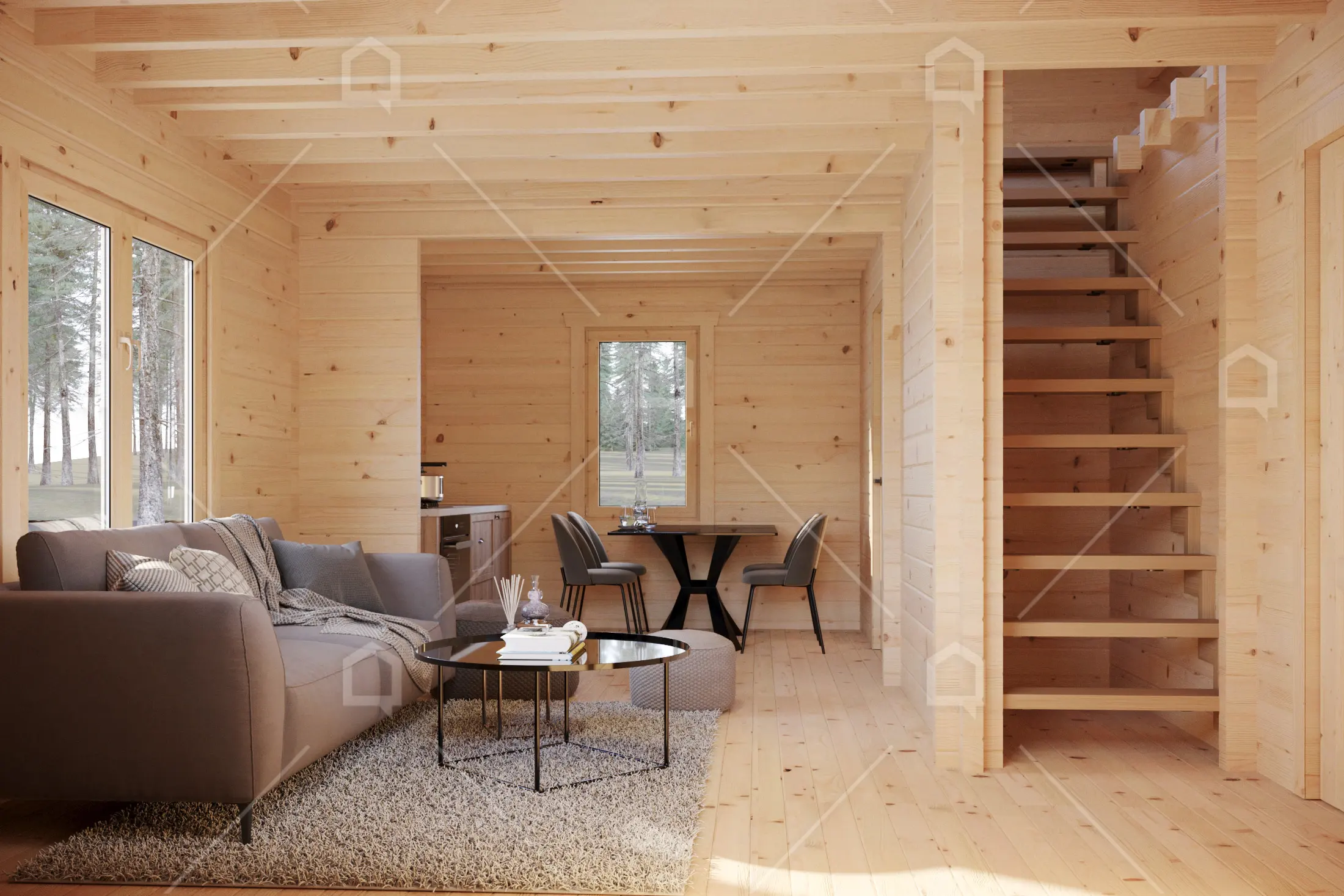 Casa prefabricada de madera Oka de dos plantas de Maestro Casas · imagen 6
