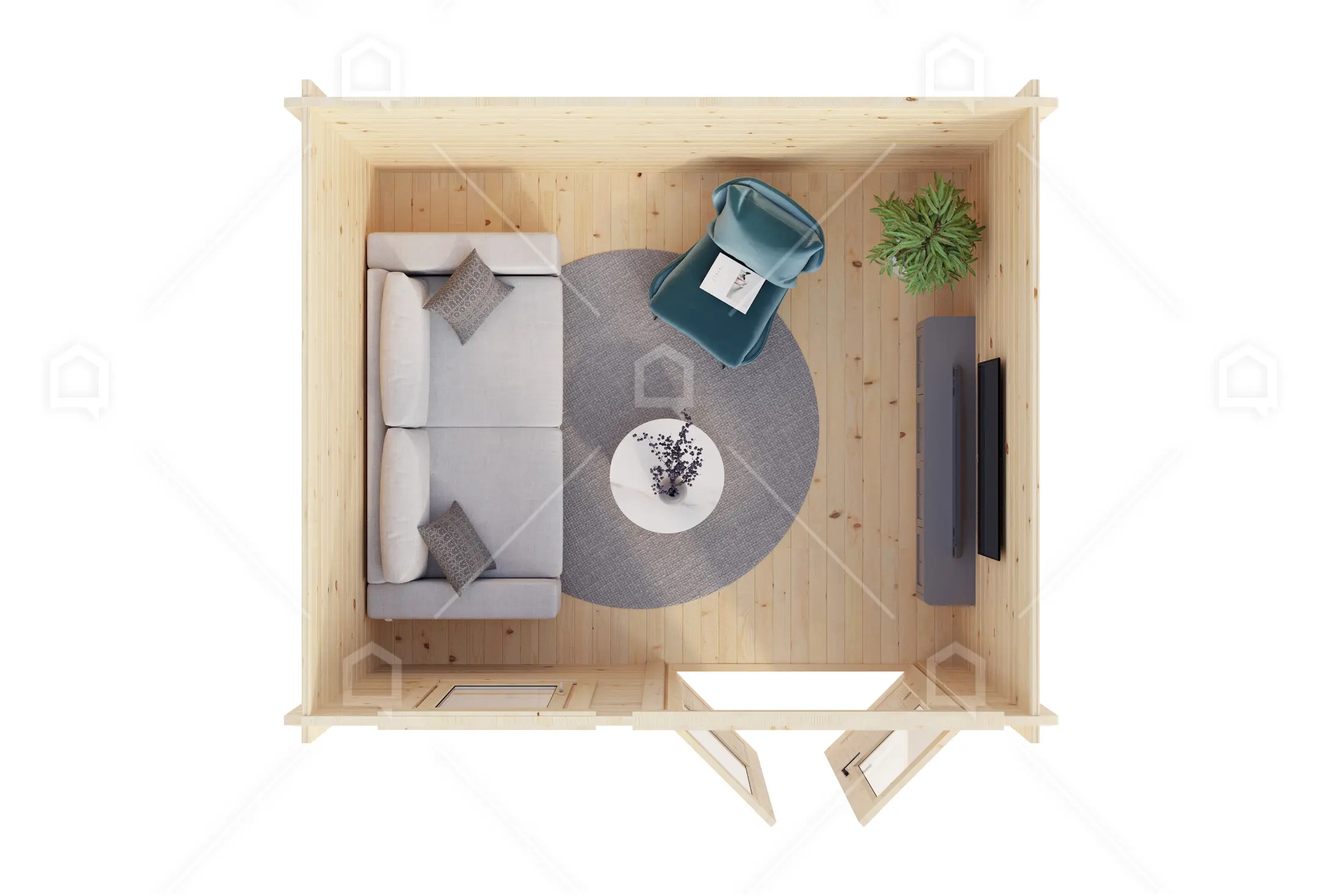 Casa prefabricada Estudio de jardín de madera Phlox de Maestro Casas · imagen 5