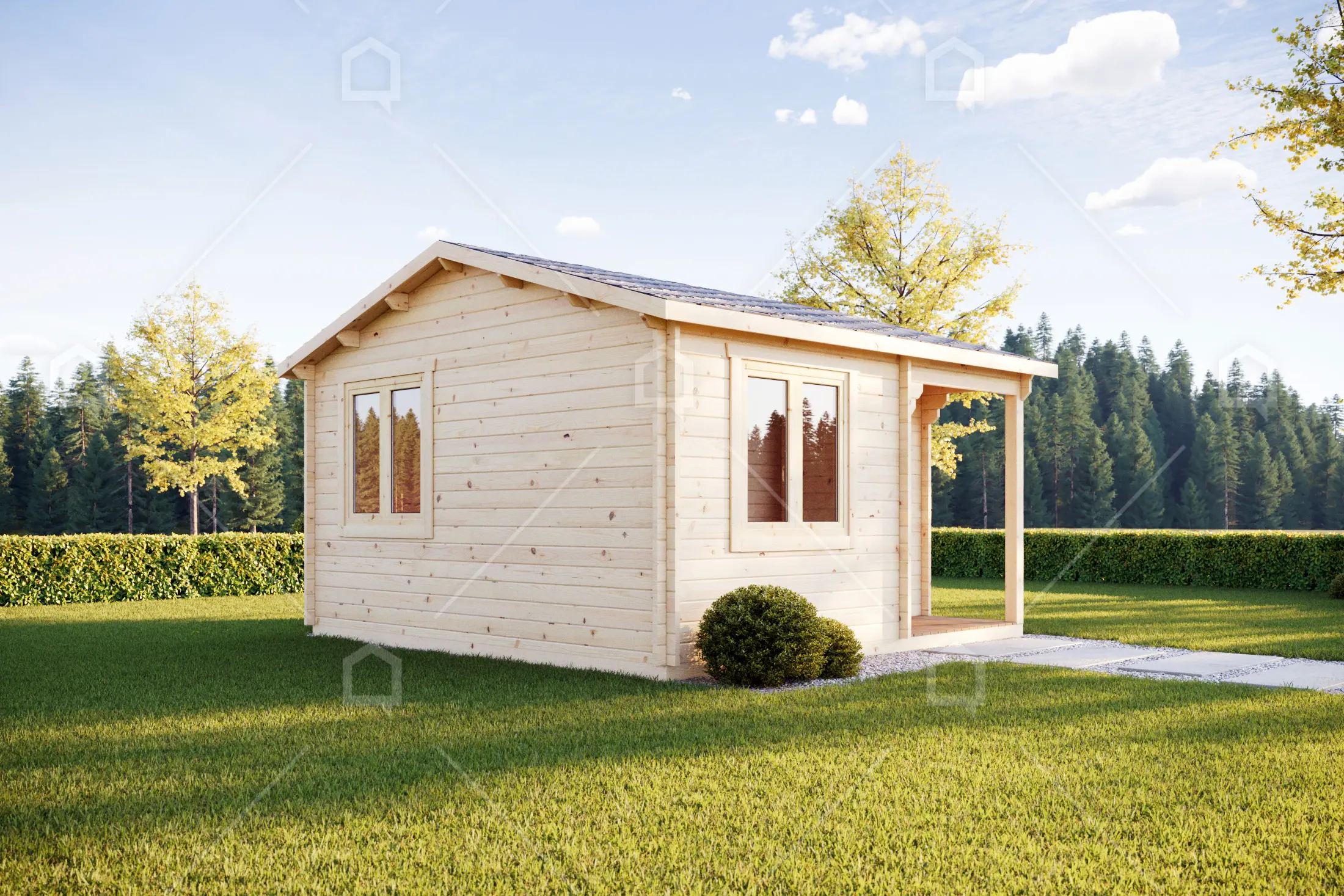 Casa prefabricada Cabaña de madera Urmia de Maestro Casas · imagen 4