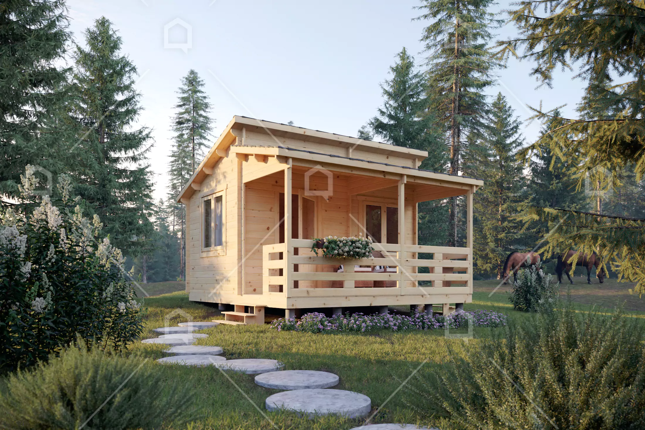 Casa prefabricada Cabaña de madera Como de Maestro Casas · imagen 4