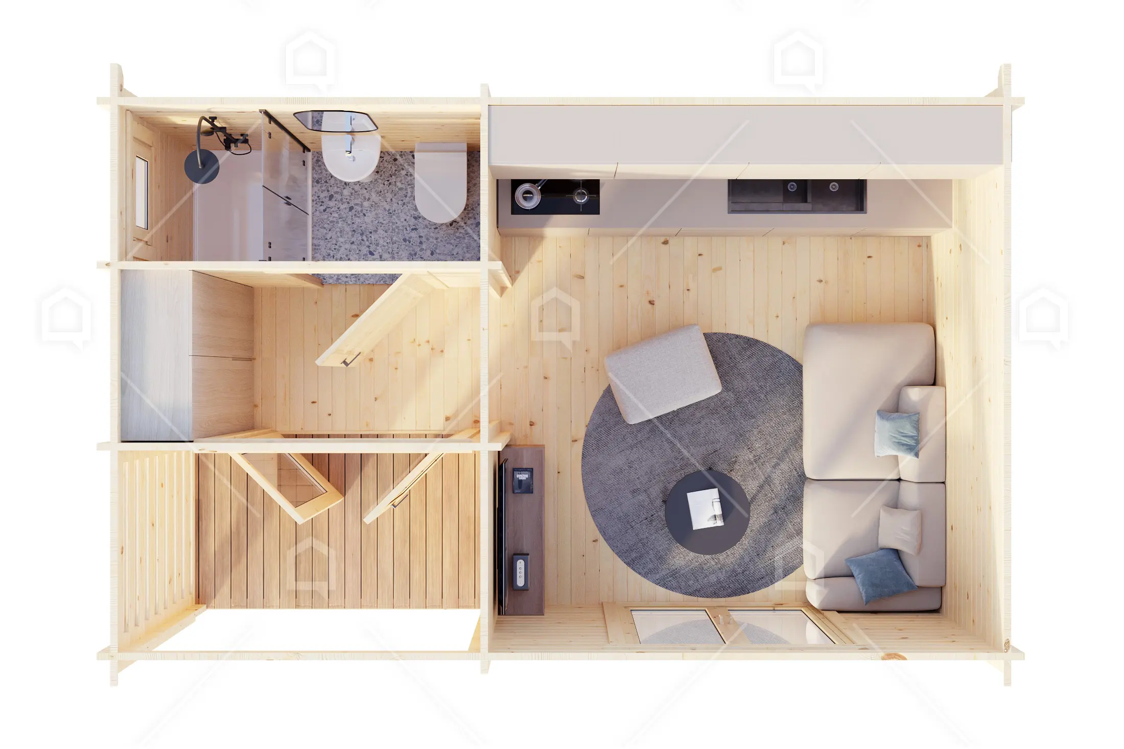 Casa prefabricada Estudio de jardín de madera Sepik de Maestro Casas · imagen 6