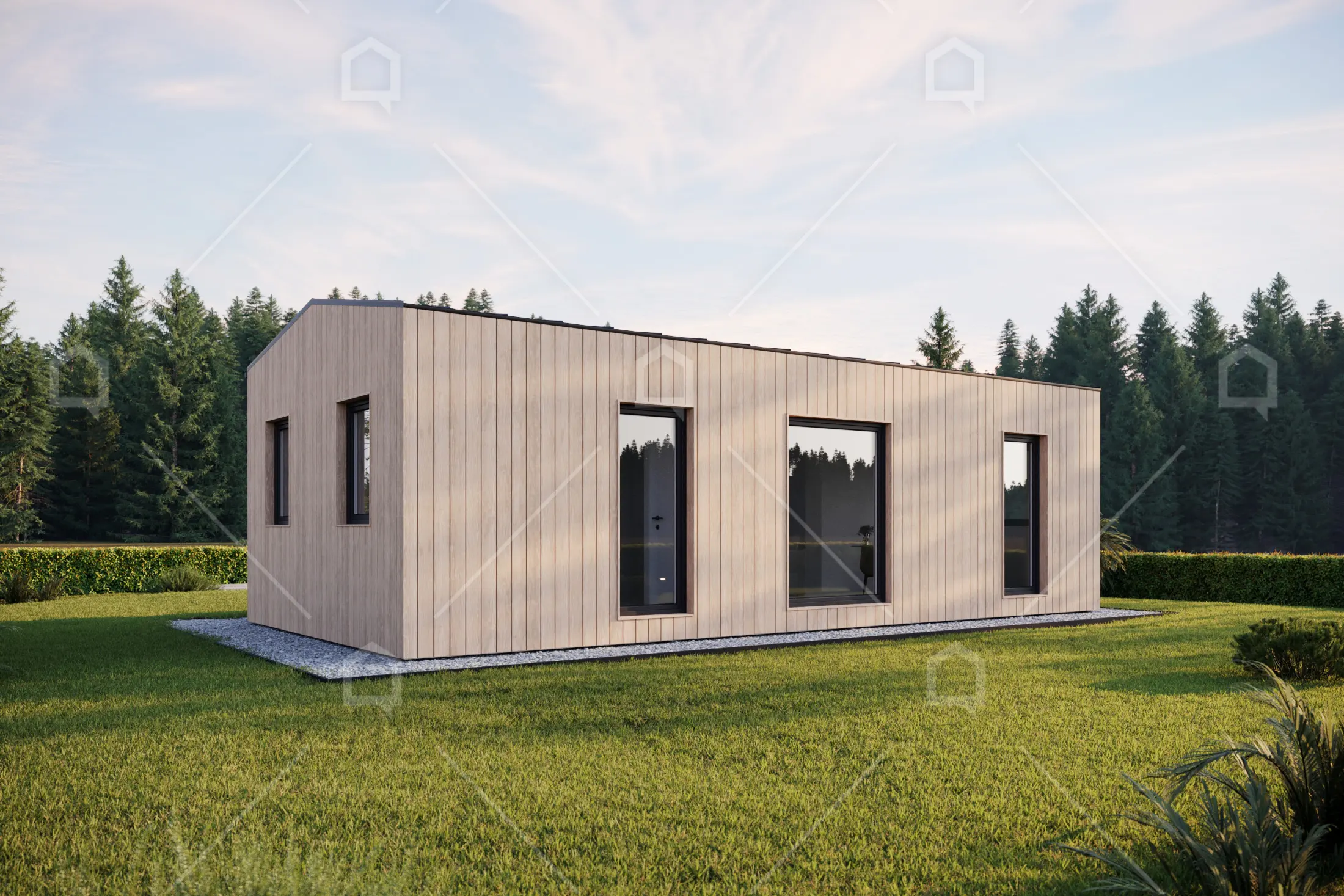 Casa prefabricada modular Kamira a dos aguas de Maestro Casas · imagen 4