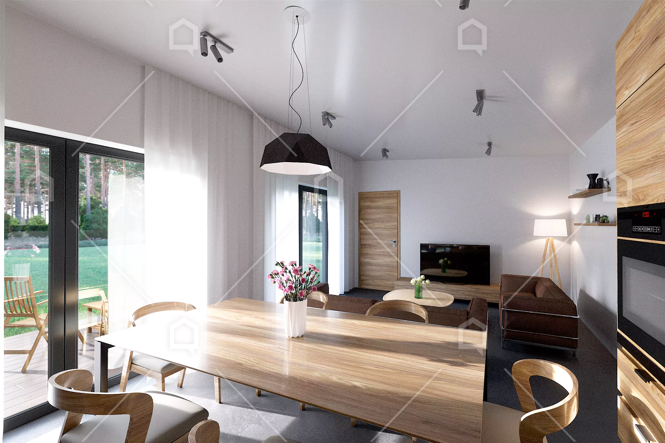 Casa modular de madera Aurora de 2 dormitorios de Maestro Casas · imagen 6