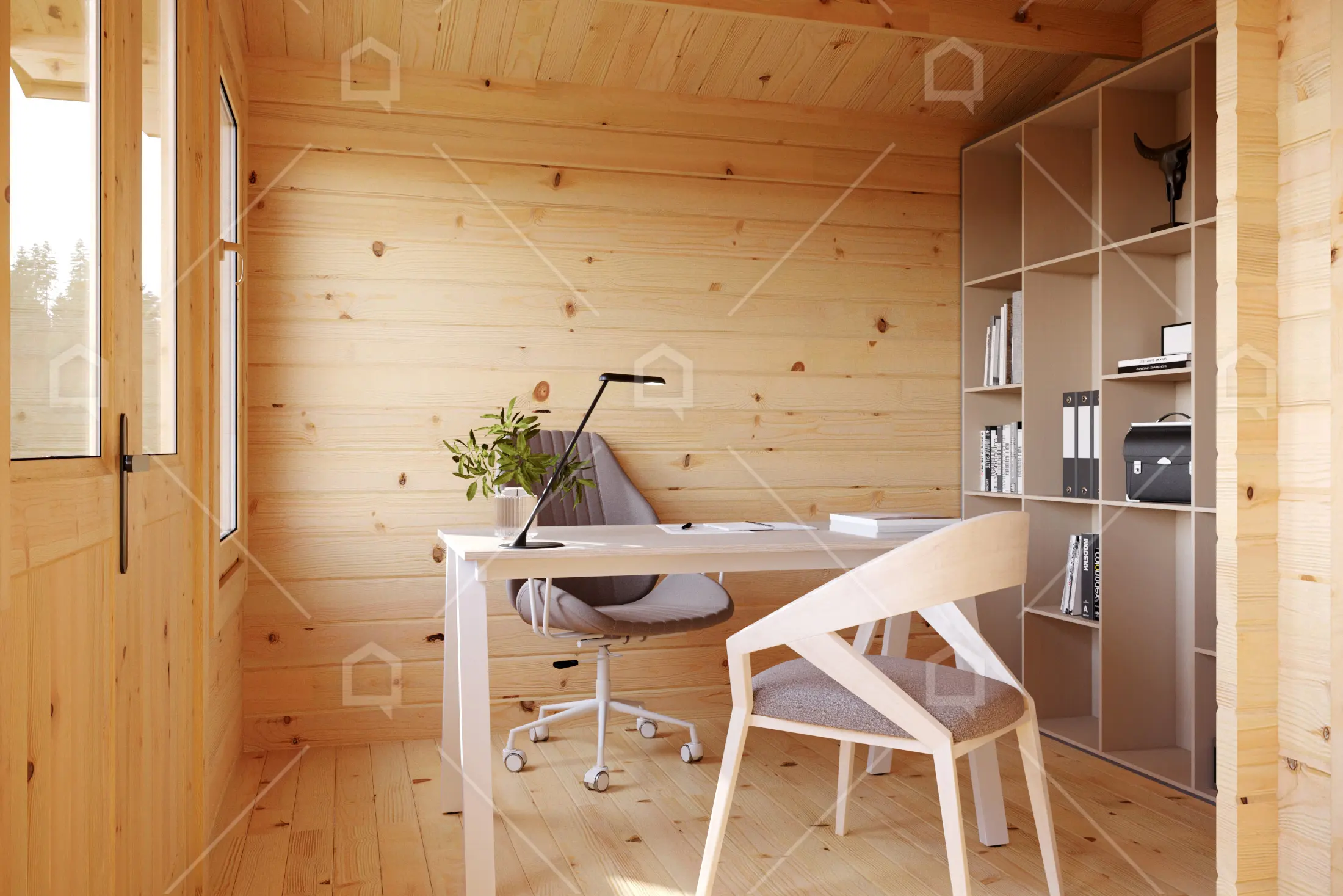 Casa prefabricada Caseta de jardín de madera con porche Claret de Maestro Casas · imagen 6