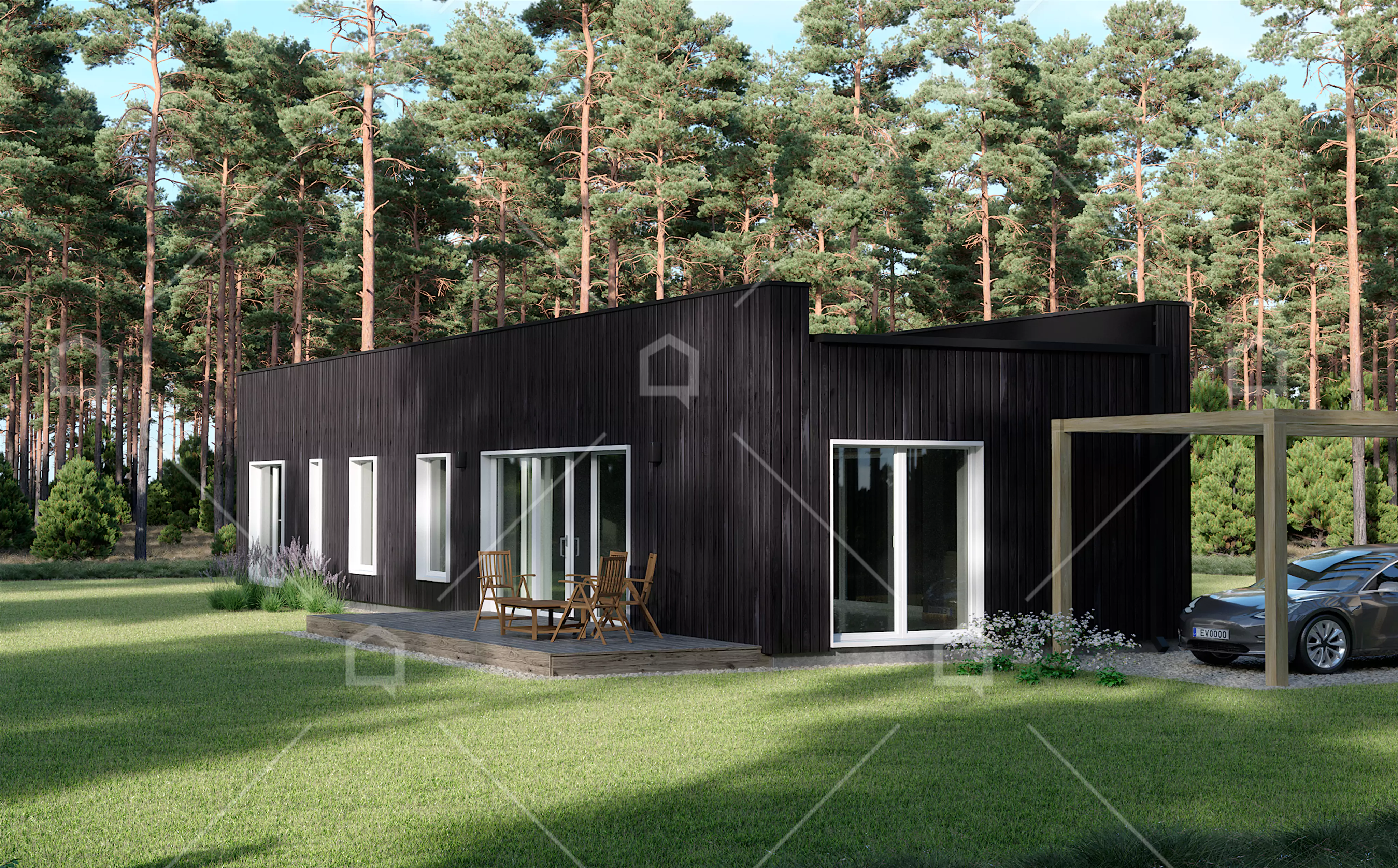 Casa modular de madera Ijo de 3 dormitorios de Maestro Casas · imagen 4