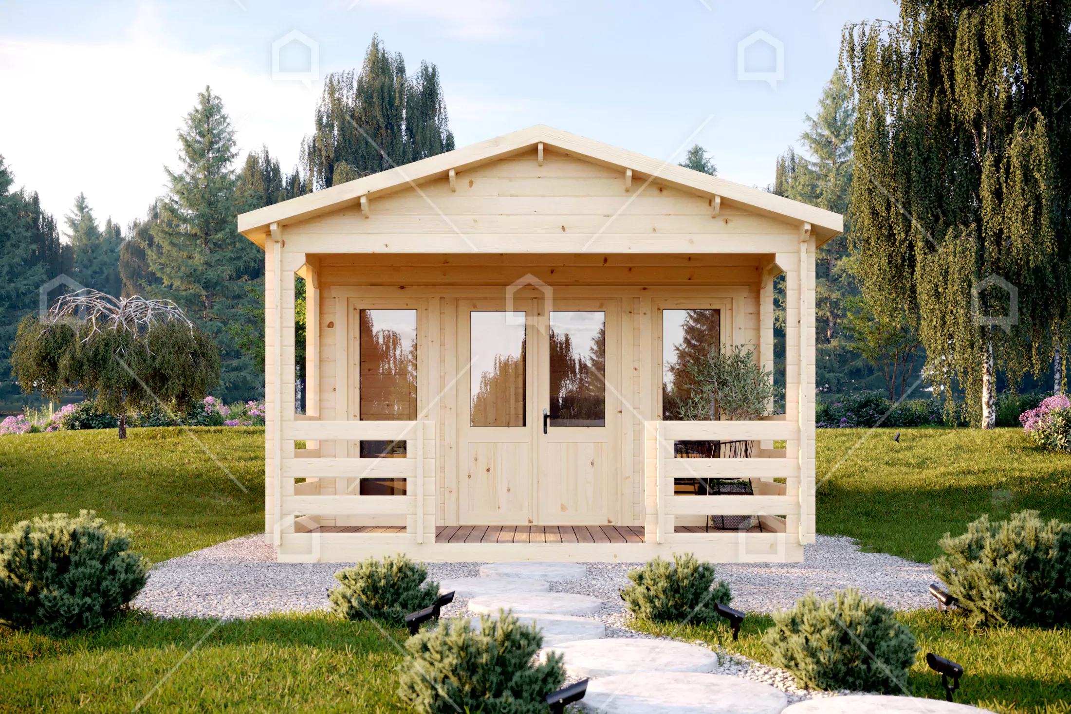 Casa prefabricada Caseta de jardín de madera Michigan de Maestro Casas · imagen 2