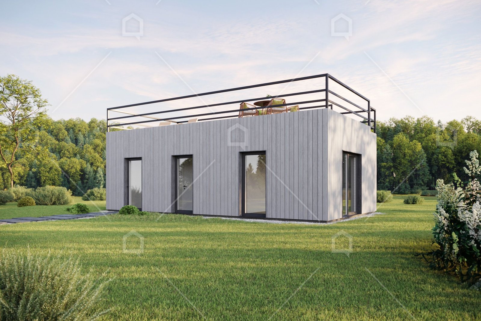 Casa modular Parma con terraza en cubierta de Maestro Casas · imagen 5