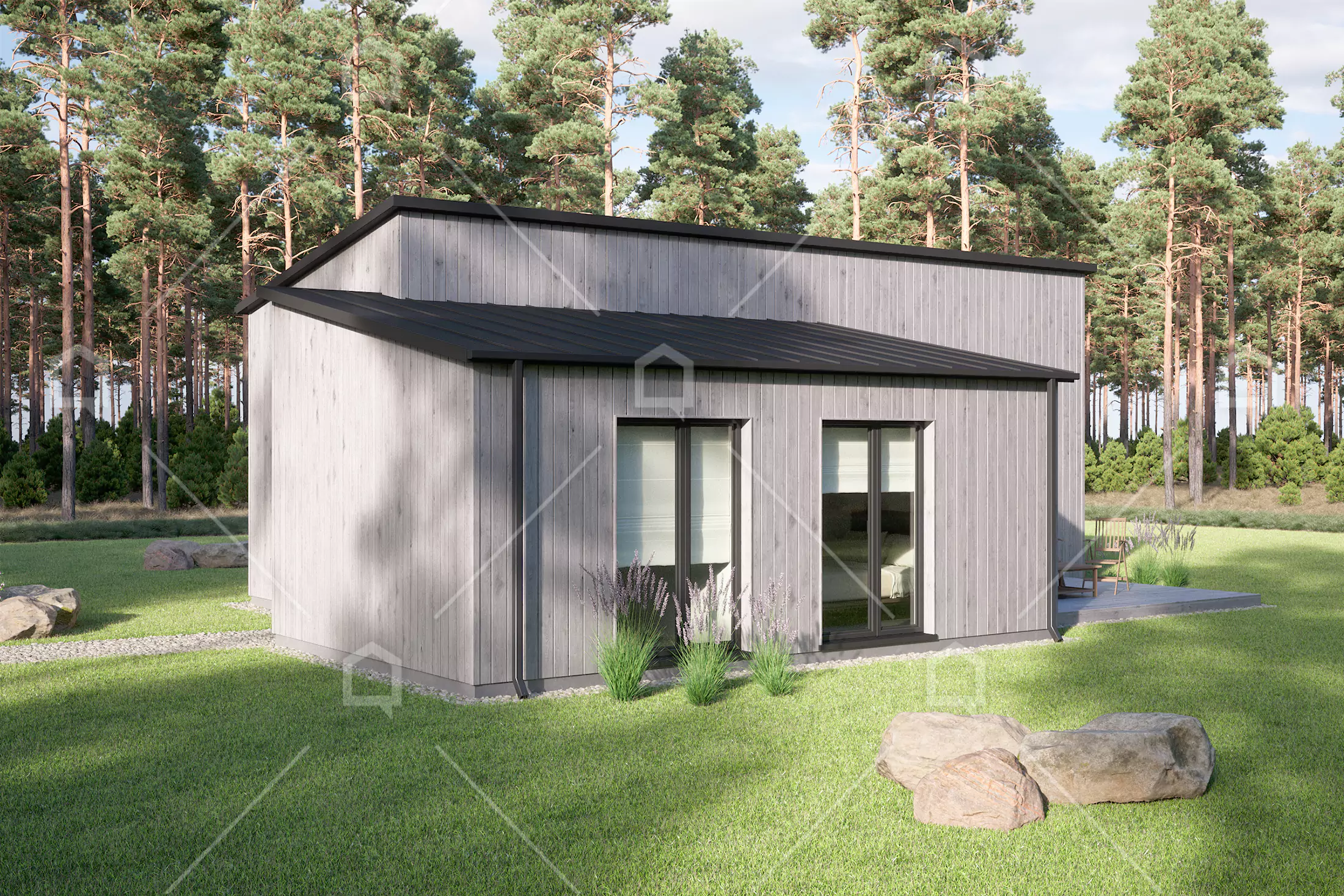 Casa modular de madera Aspen con altillo de Maestro Casas · imagen 5