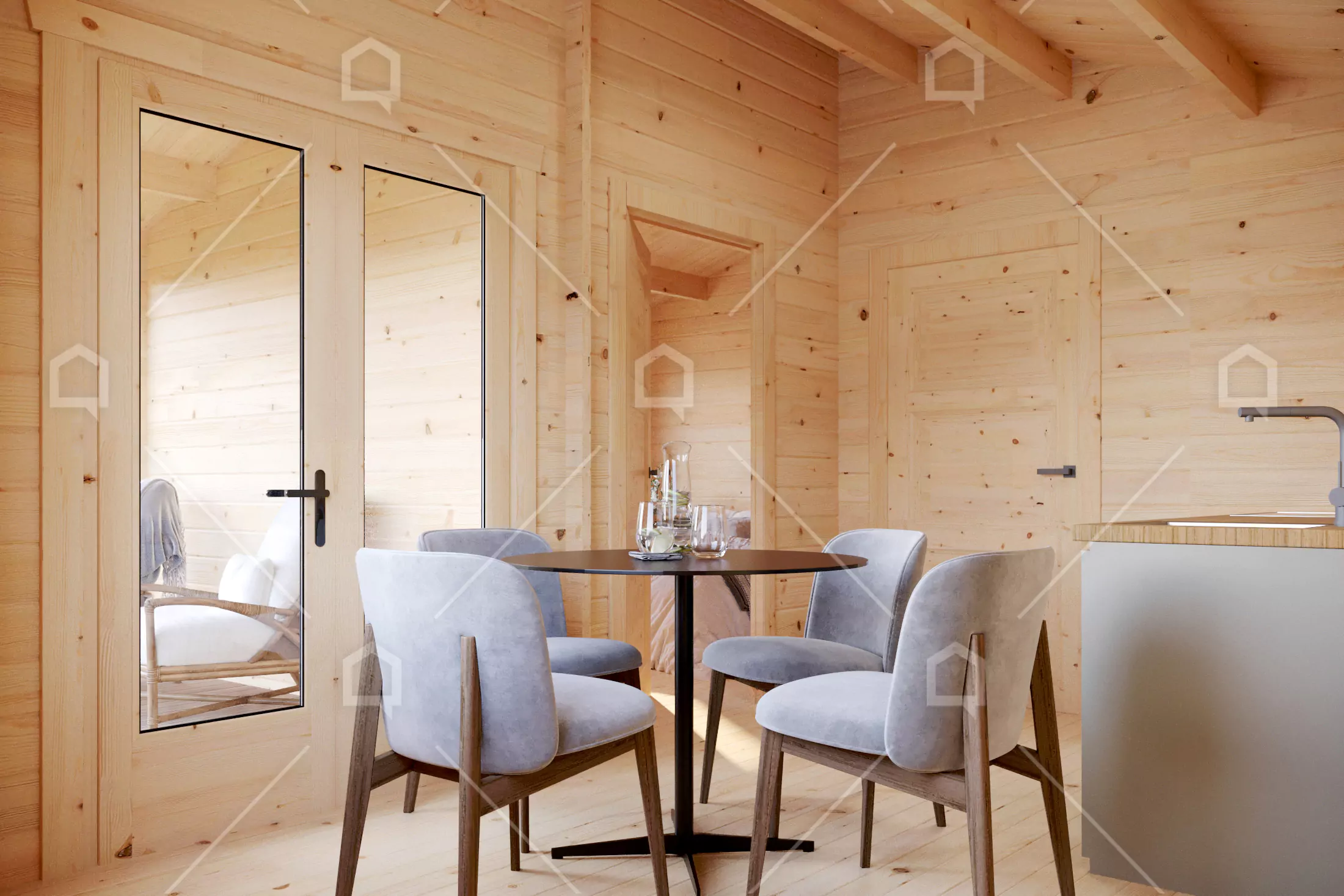Casa compacta de madera Rond XL de Maestro Casas · imagen 5