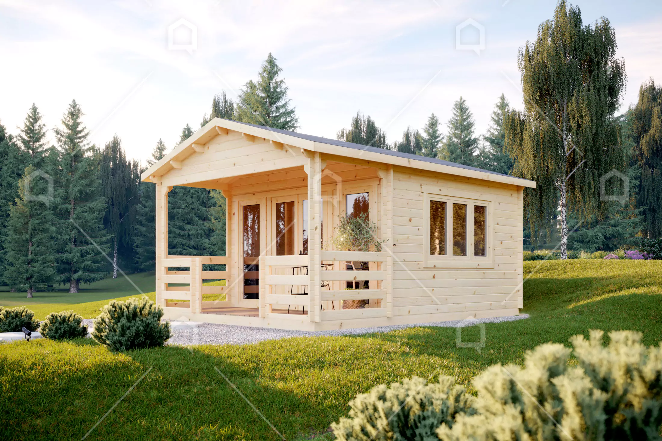 Casa prefabricada Caseta de jardín de madera Michigan de Maestro Casas · imagen 3