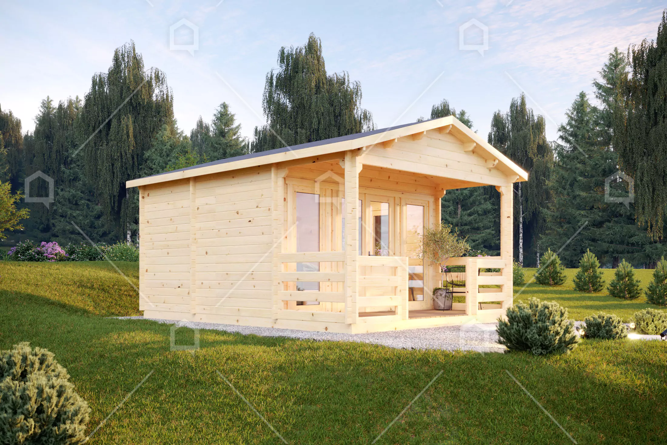 Casa prefabricada Caseta de jardín de madera Michigan de Maestro Casas · imagen 4