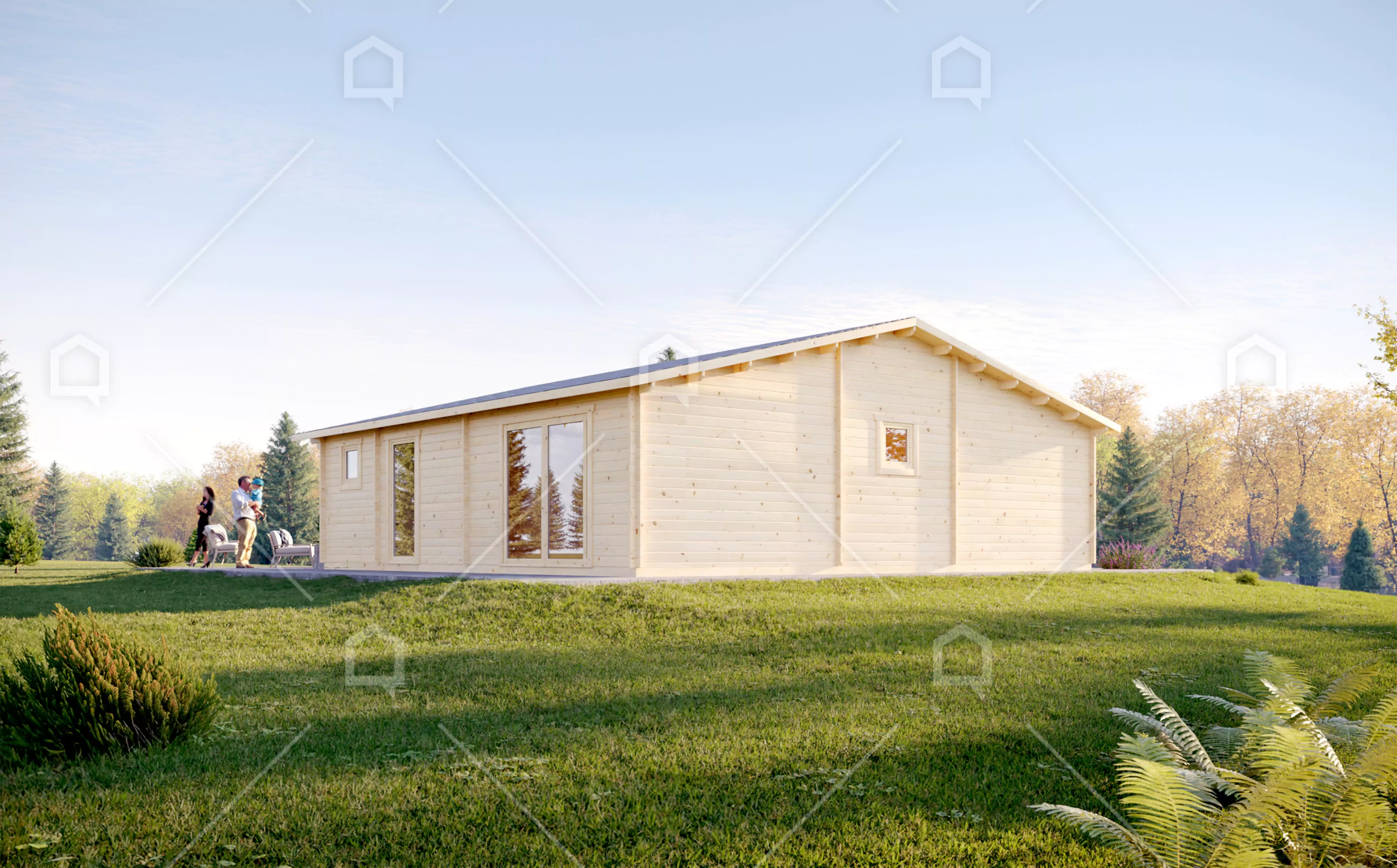 Casa prefabricada de madera Milk de 3 dormitorios de Maestro Casas · imagen 4