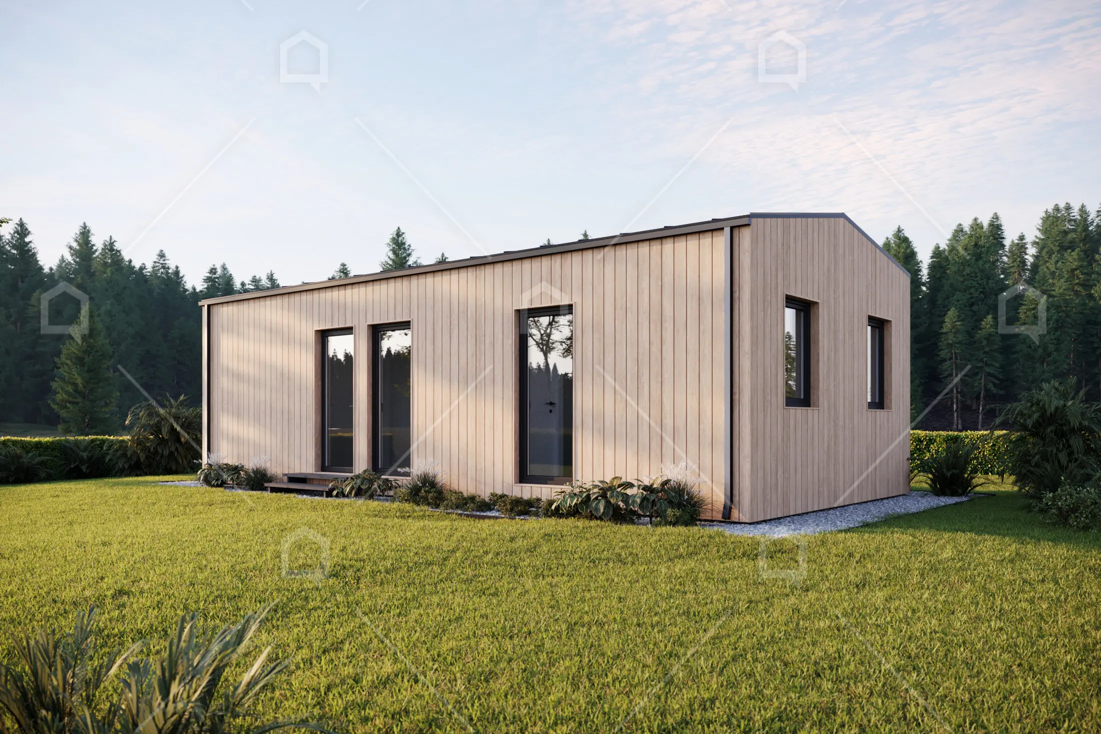 Casa prefabricada modular Kamira a dos aguas de Maestro Casas · imagen 3