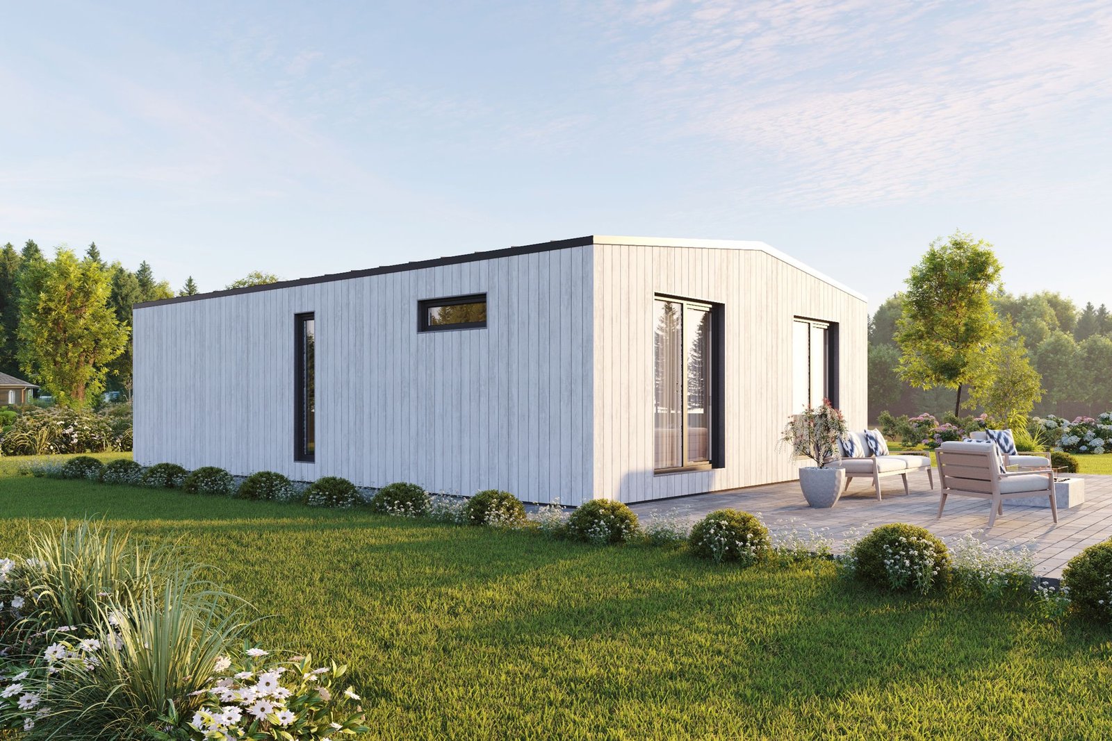 Casa modular Noto a dos aguas de 2 dormitorios de Maestro Casas · imagen 4