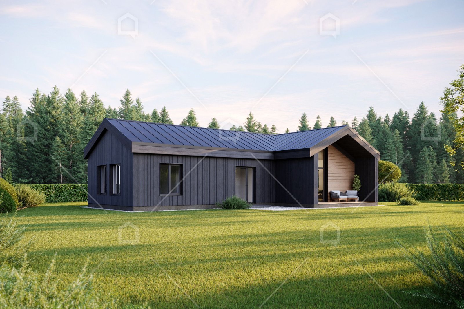 Casa modular de madera Salerno de 3 dormitorios de Maestro Casas · imagen 4