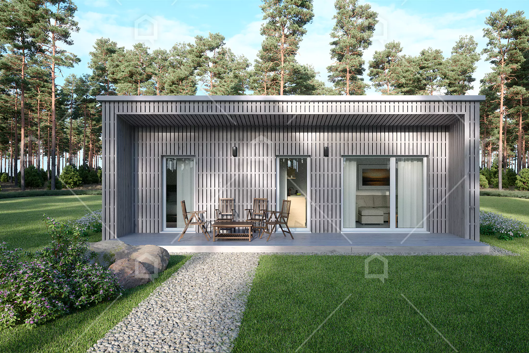 Casa modular de madera Bongo de 1 dormitorio de Maestro Casas · imagen 2