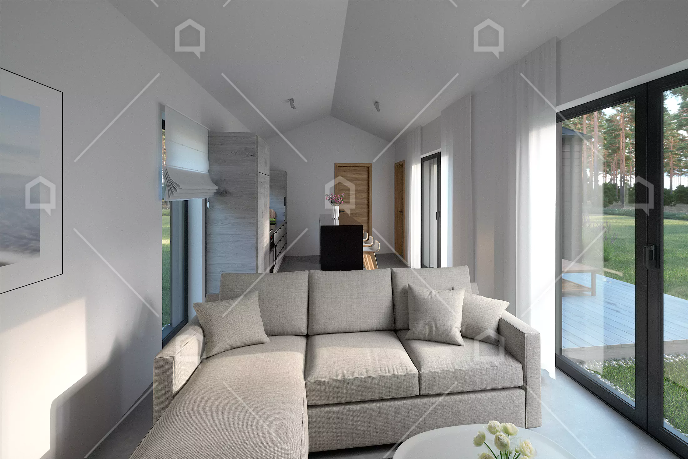 Casa prefabricada de madera en L Magnum de Maestro Casas · imagen 6